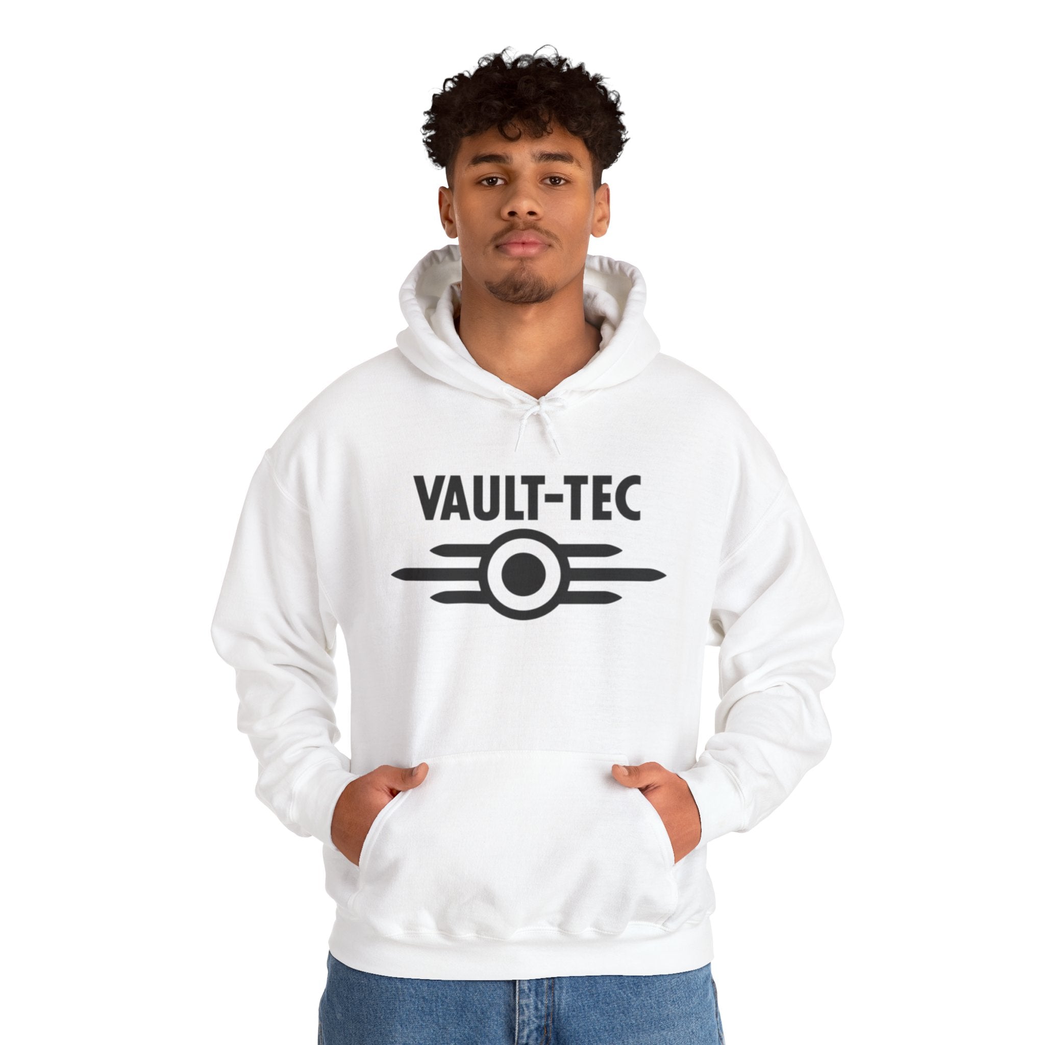 Vault-Tec Logo Hoodie — Retro Gaming Sweatshirt