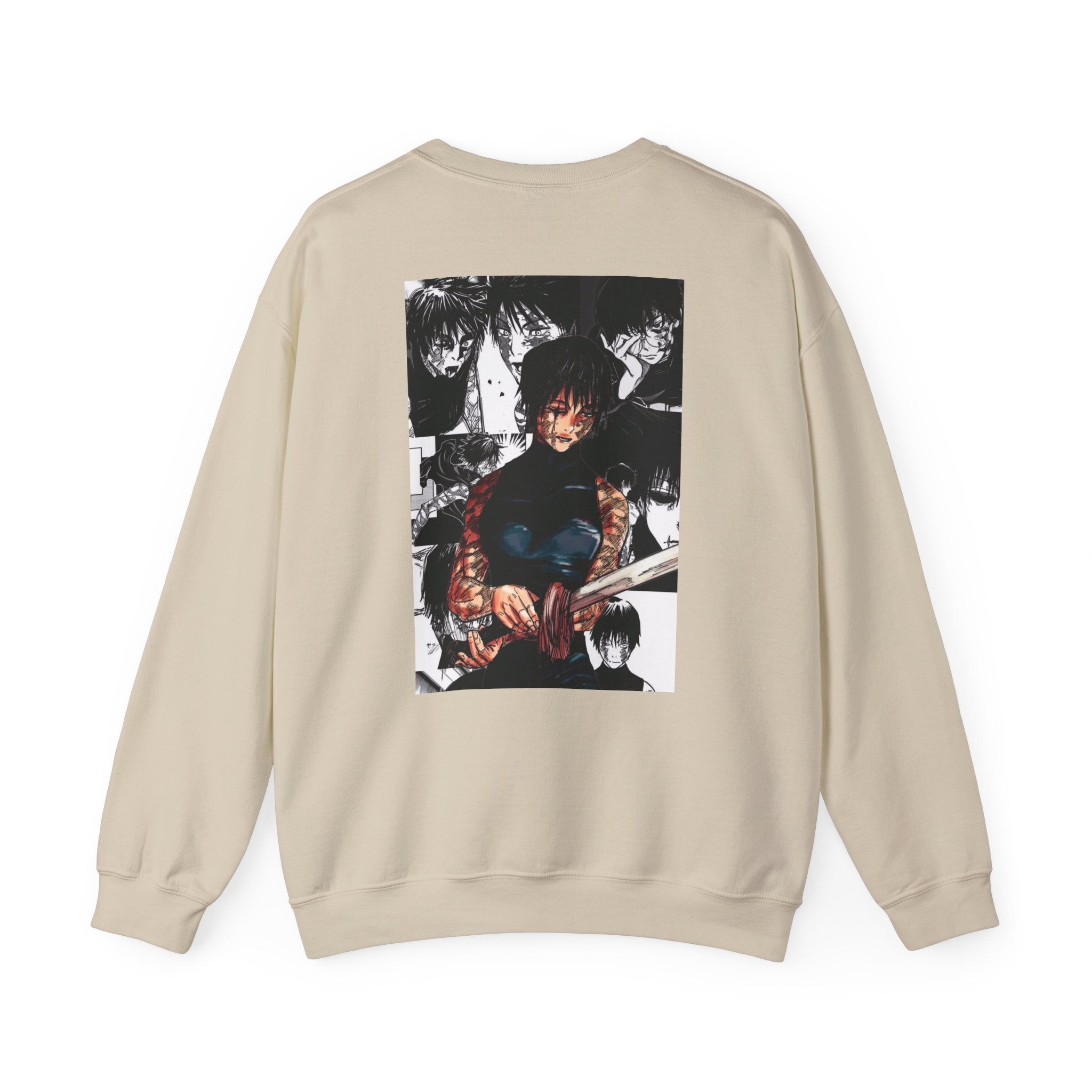 Jujutsu Kaisen Maki Graphic Crewneck Sweatshirt | Anime Manga Back Print