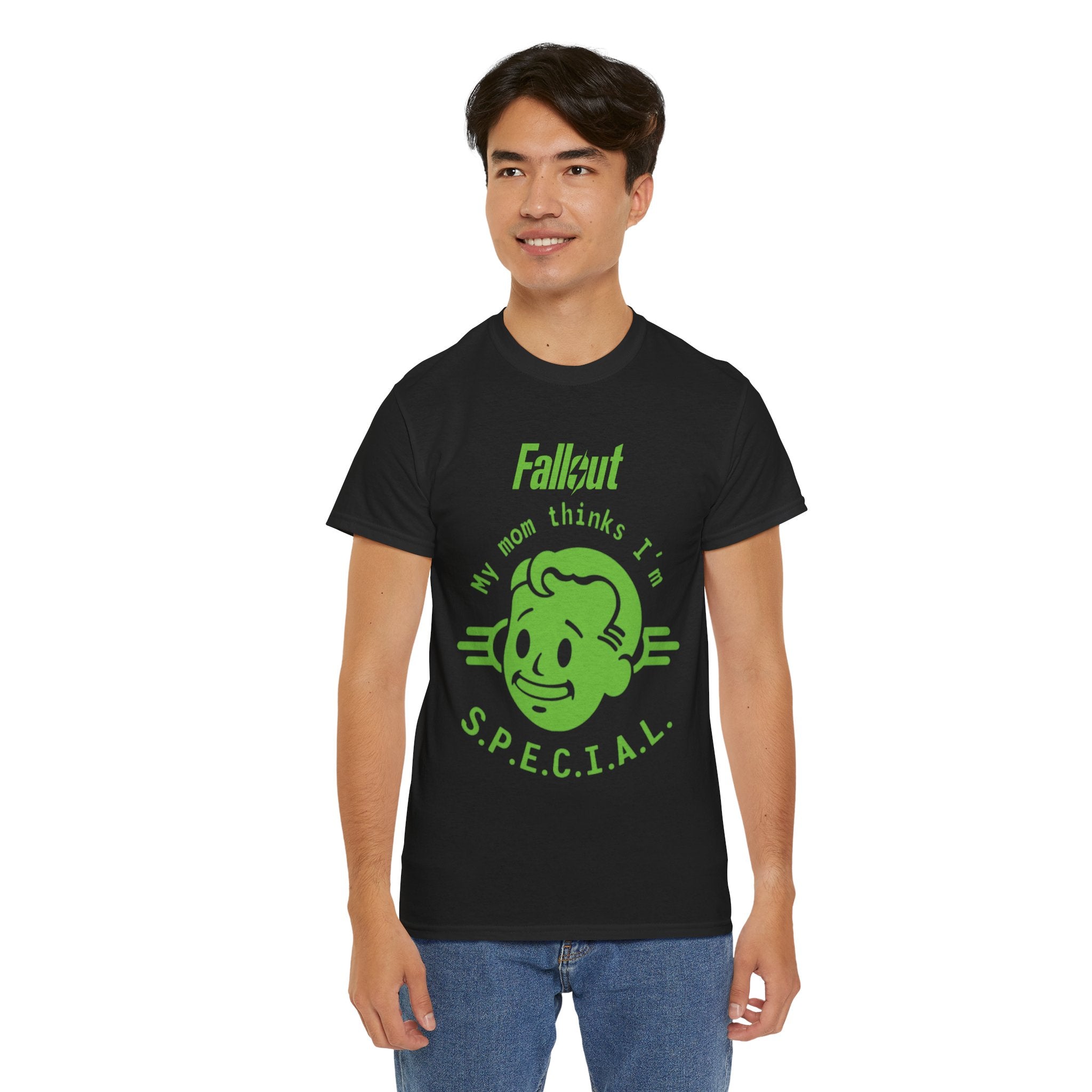 Fallout Inspired "My Mom Thinks I'm S.P.E.C.I.A.L." Graphic T-Shirt