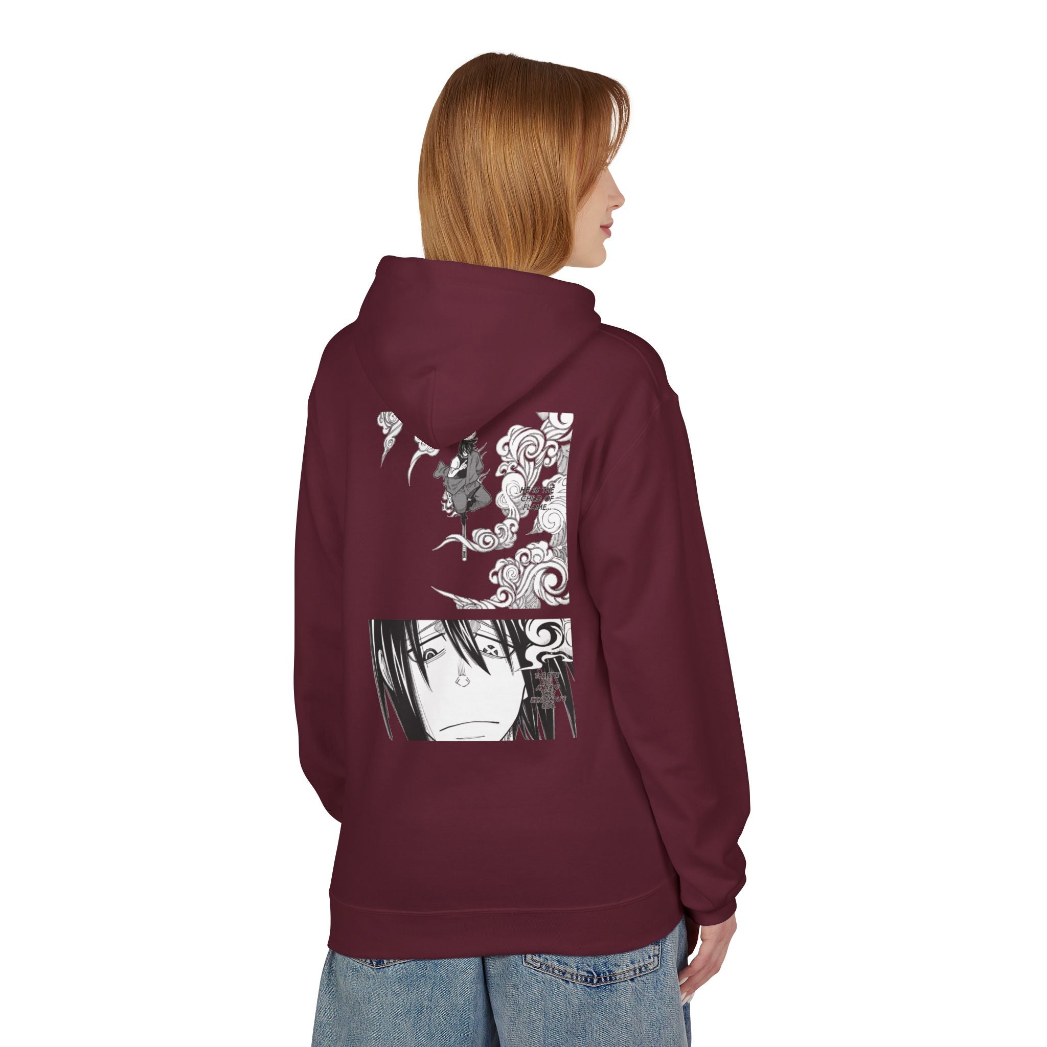 Benimaru 'Destroyer God' Manga Midweight Softstyle Fleece Hoodie