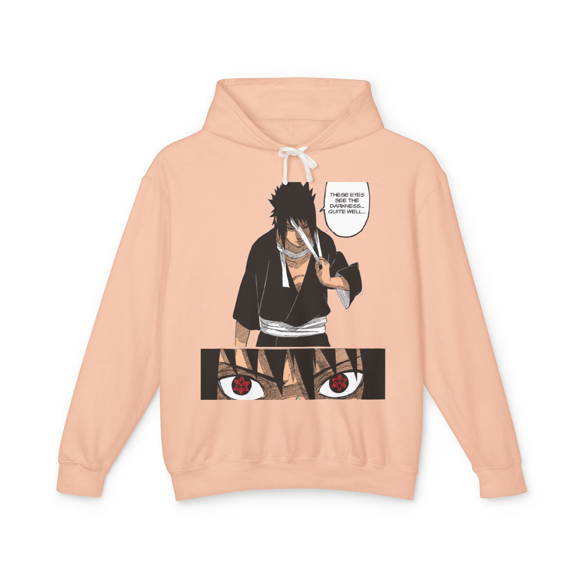 Sasuke Uchiha Anime Premium Graphic Hoodie — "See Darkness"