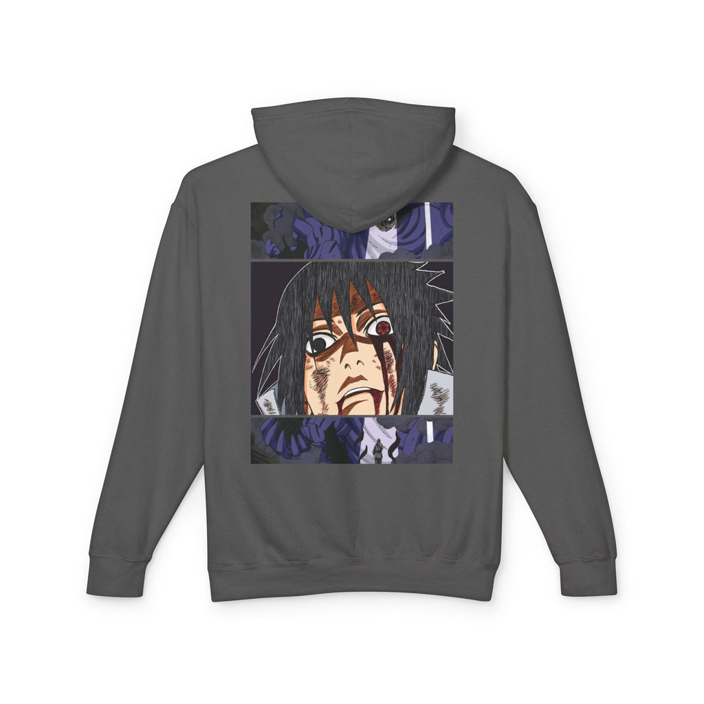 Sasuke Uchiha Anime Premium Graphic Hoodie — "See Darkness"
