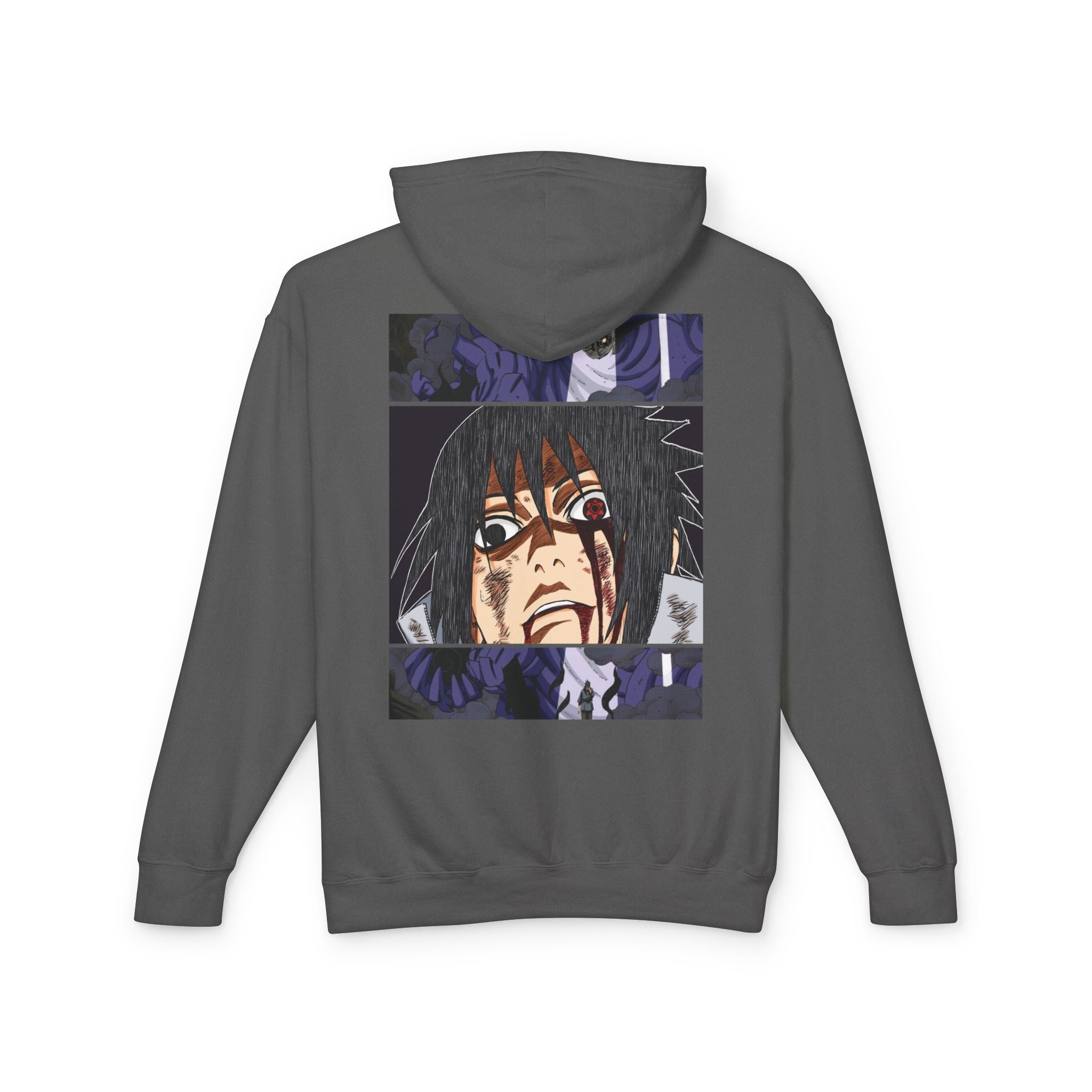 Sasuke Uchiha Anime Premium Graphic Hoodie — "See Darkness"