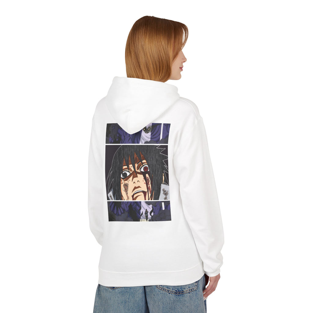 Sasuke Uchiha Anime Graphic Hoodie — "See Darkness"