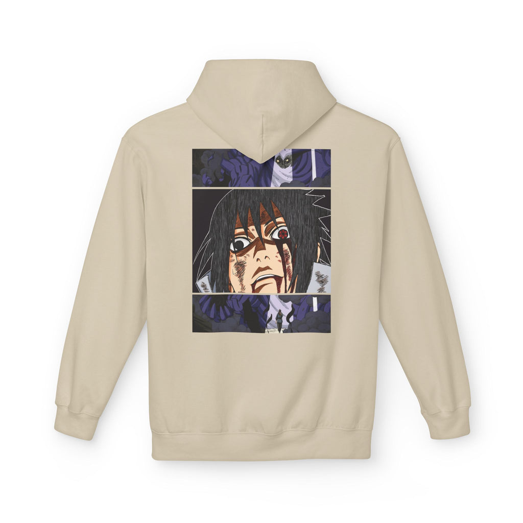 Sasuke Uchiha Anime Graphic Hoodie — "See Darkness"