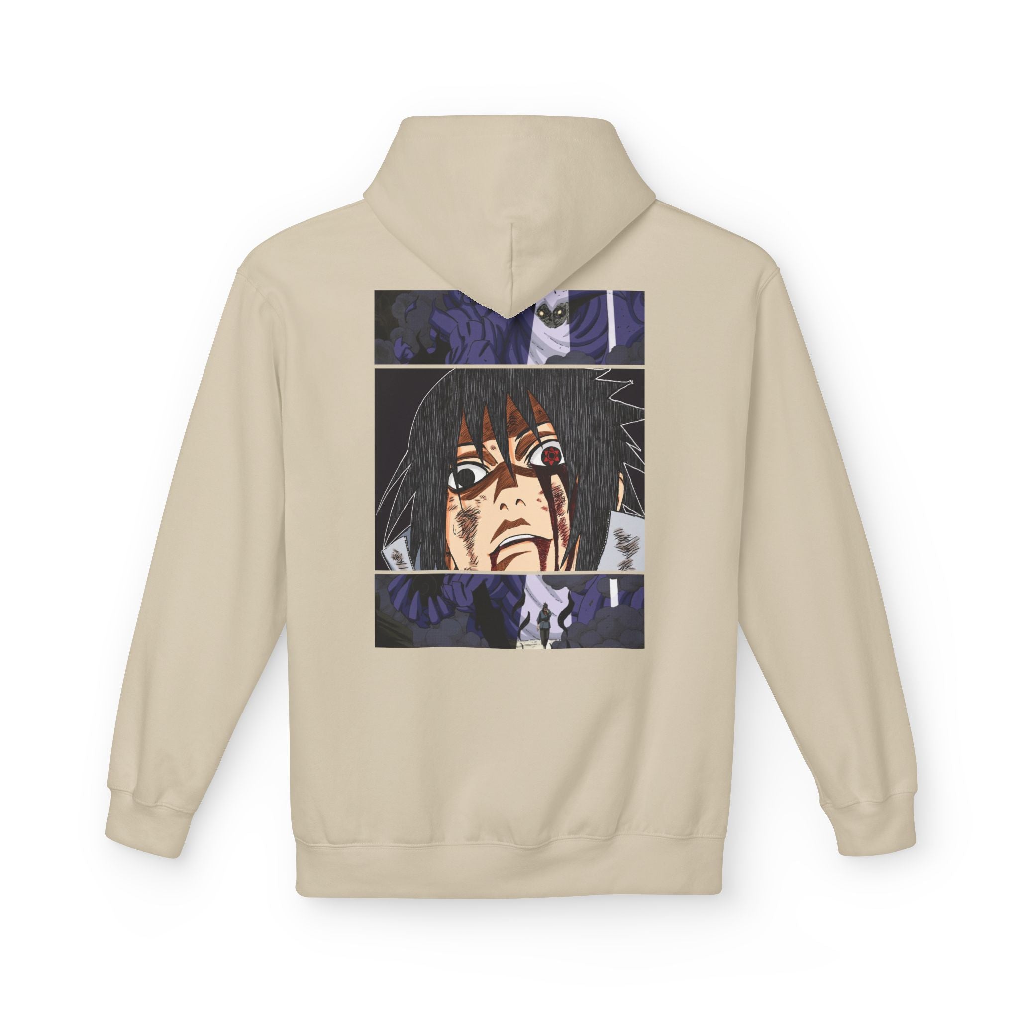 Sasuke Uchiha Anime Graphic Hoodie — "See Darkness"