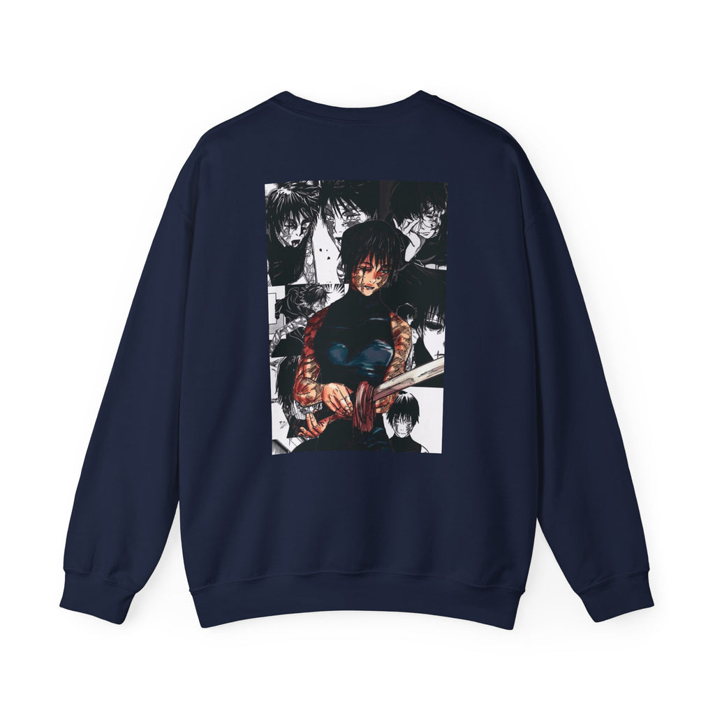 Jujutsu Kaisen Maki Graphic Crewneck Sweatshirt | Anime Manga Back Print
