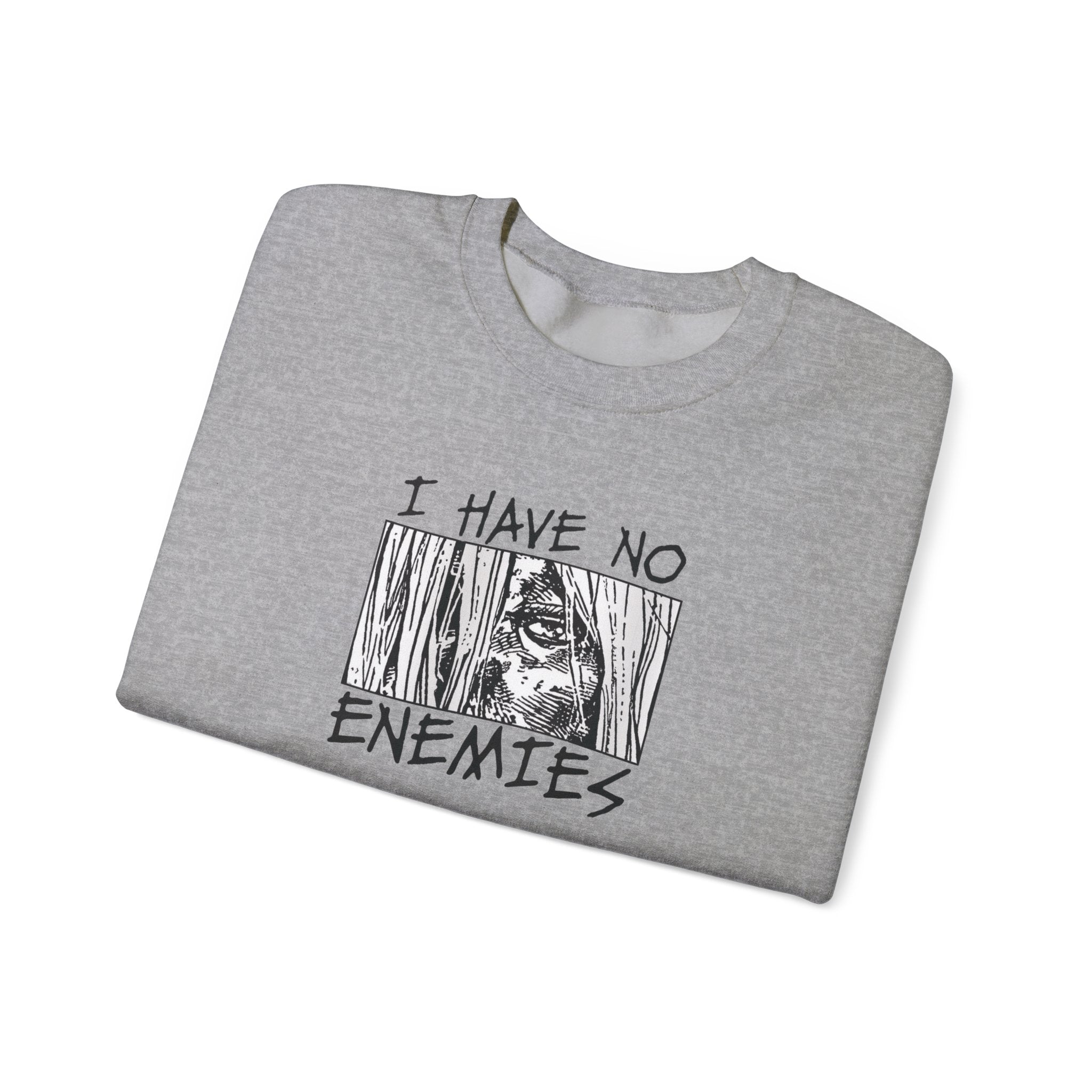 Vinland Saga Crewneck Sweatshirt — "I Have No Enemies" Graphic