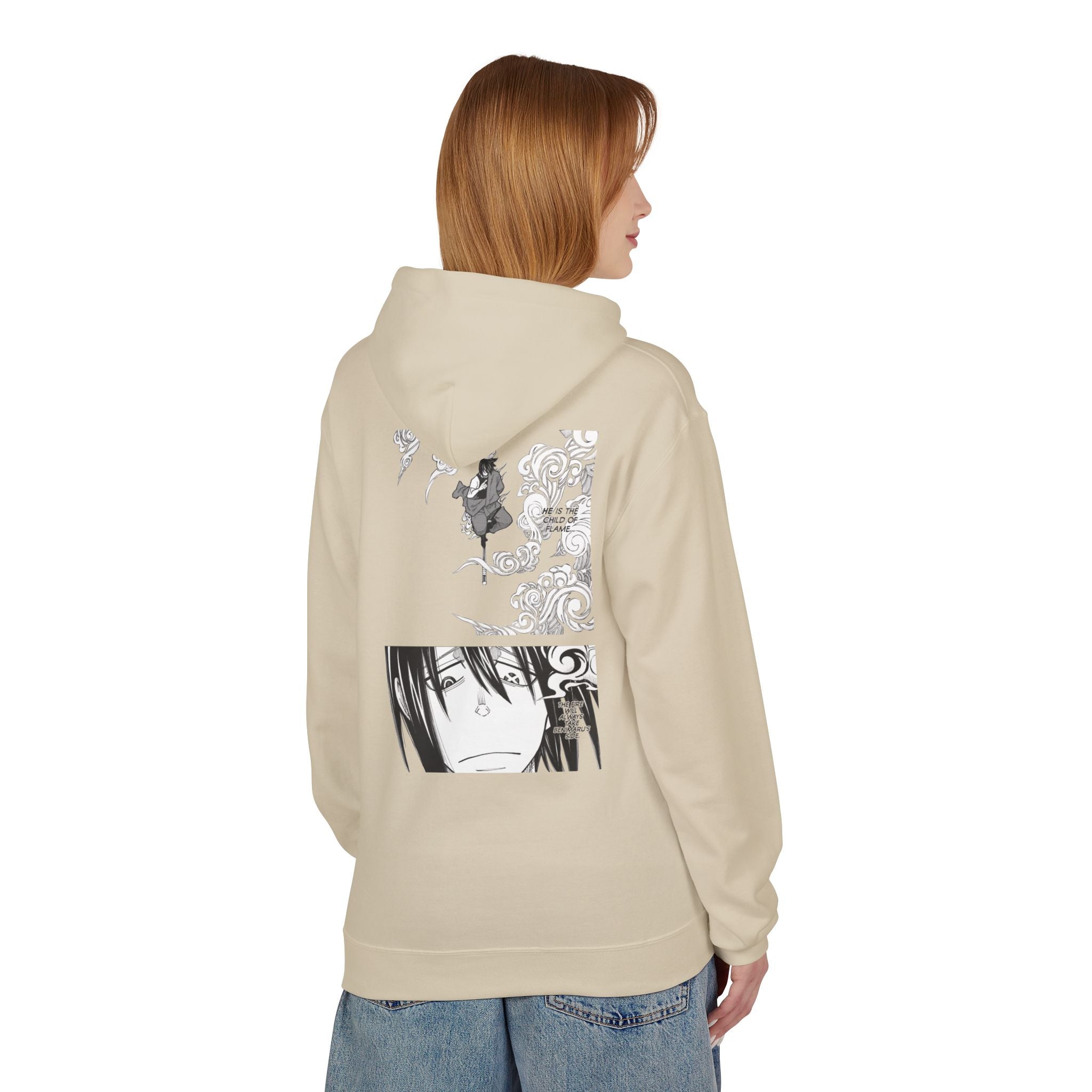 Benimaru 'Destroyer God' Manga Midweight Softstyle Fleece Hoodie