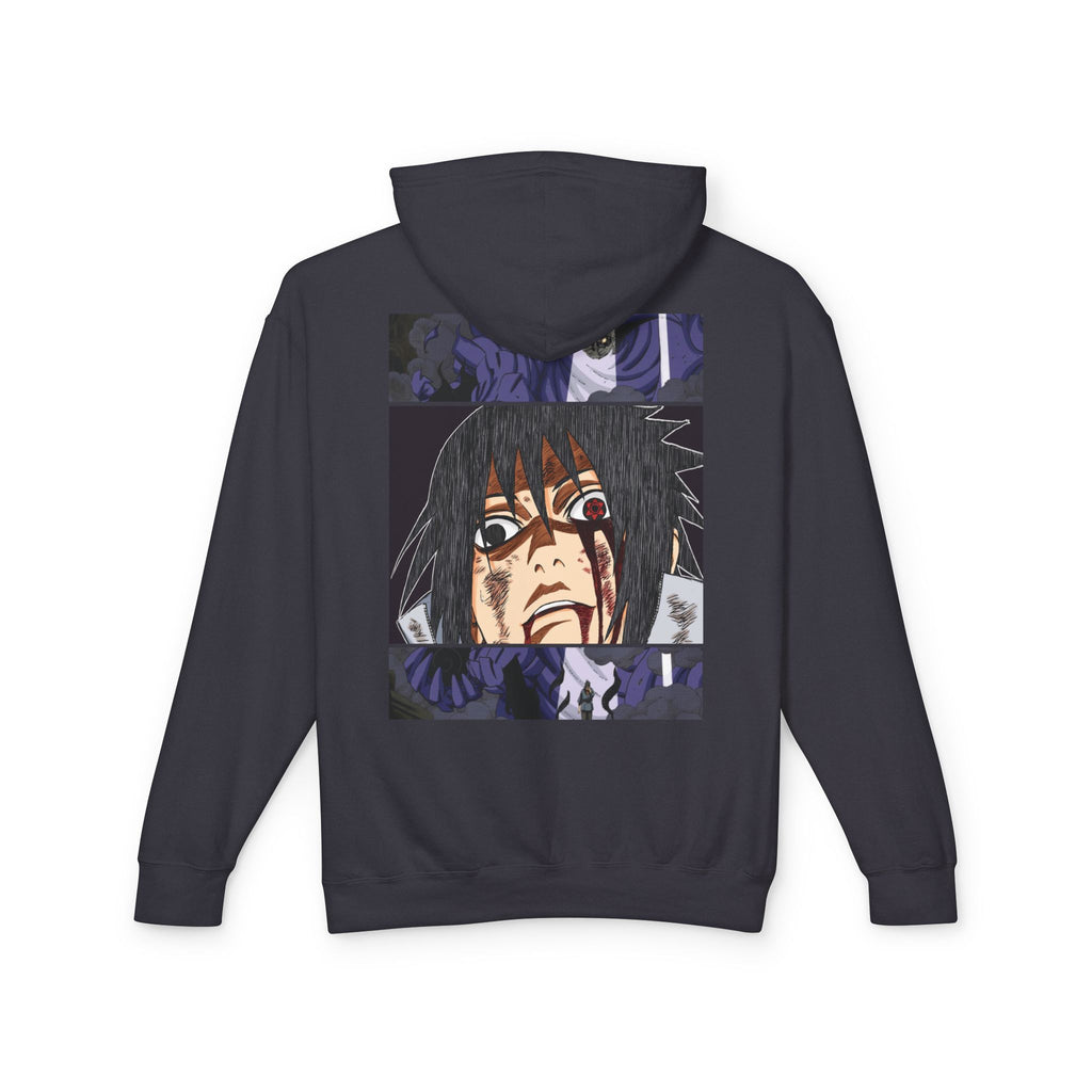 Sasuke Uchiha Anime Premium Graphic Hoodie — "See Darkness"