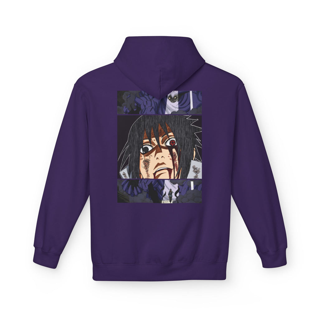 Sasuke Uchiha Anime Graphic Hoodie — "See Darkness"