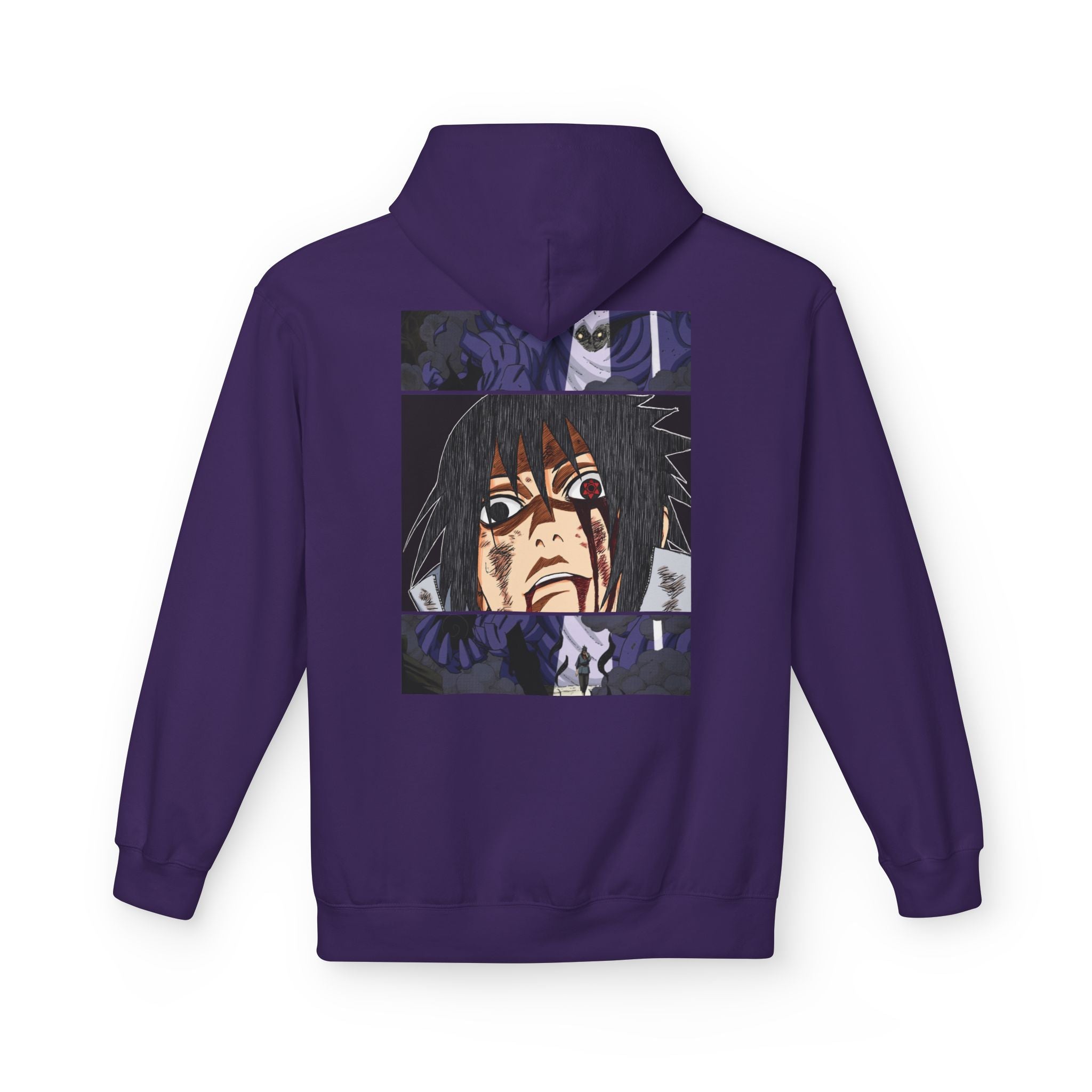 Sasuke Uchiha Anime Graphic Hoodie — "See Darkness"