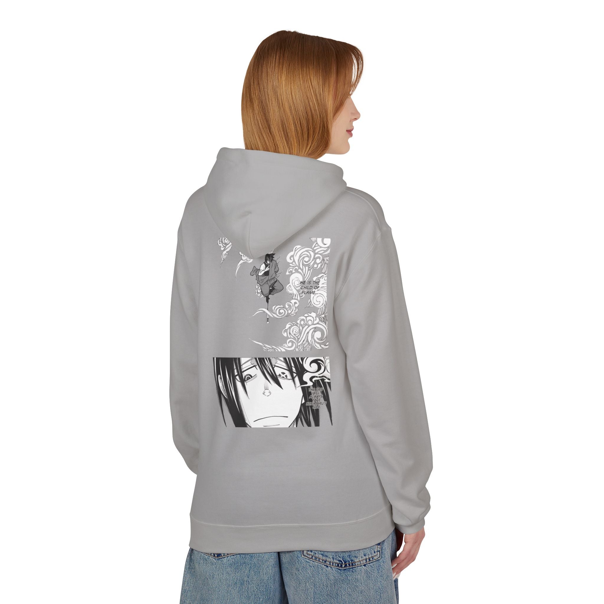 Benimaru 'Destroyer God' Manga Midweight Softstyle Fleece Hoodie