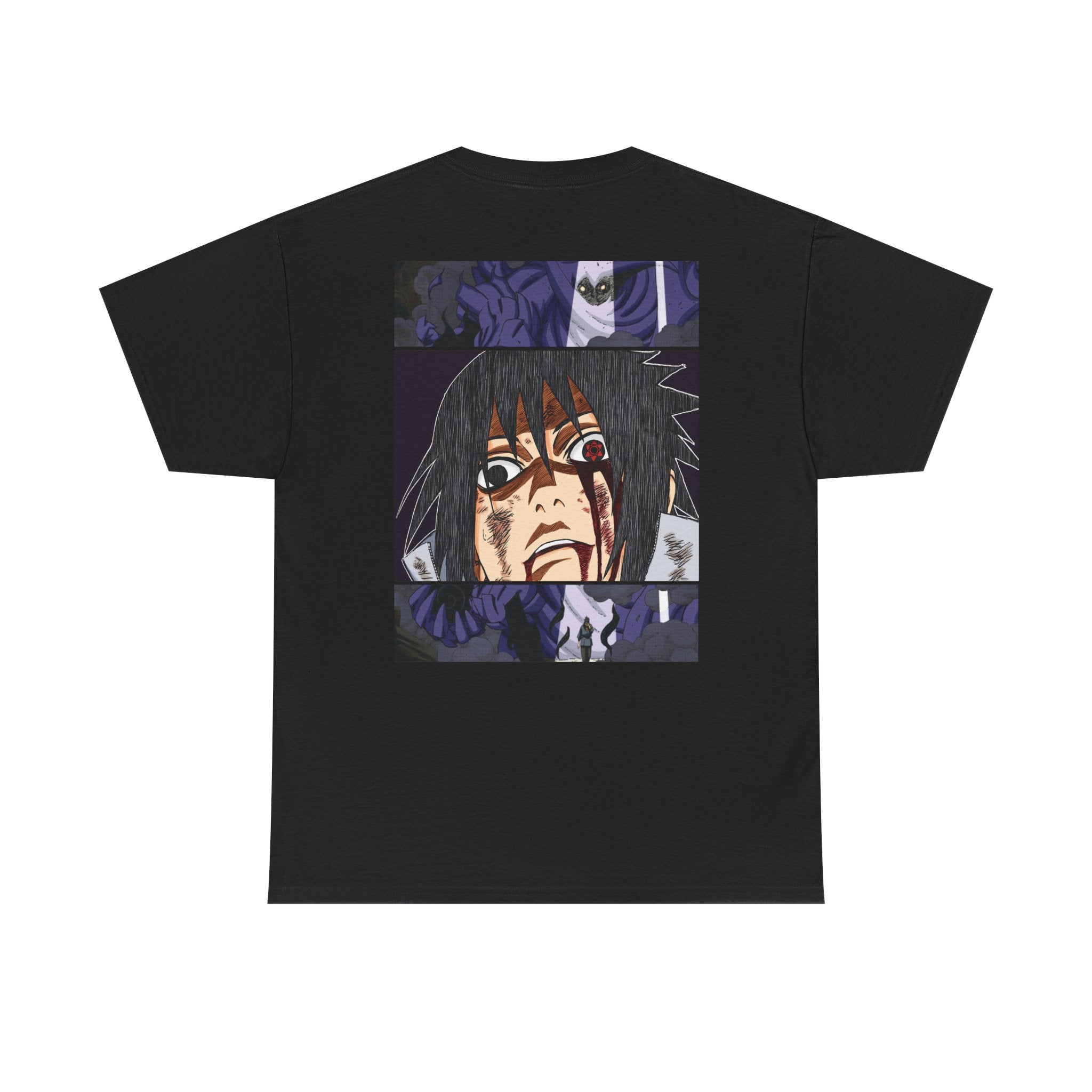 Anime Sasuke Uchiha Manga Panel Tee — "See Darkness" Graphic T-Shirt