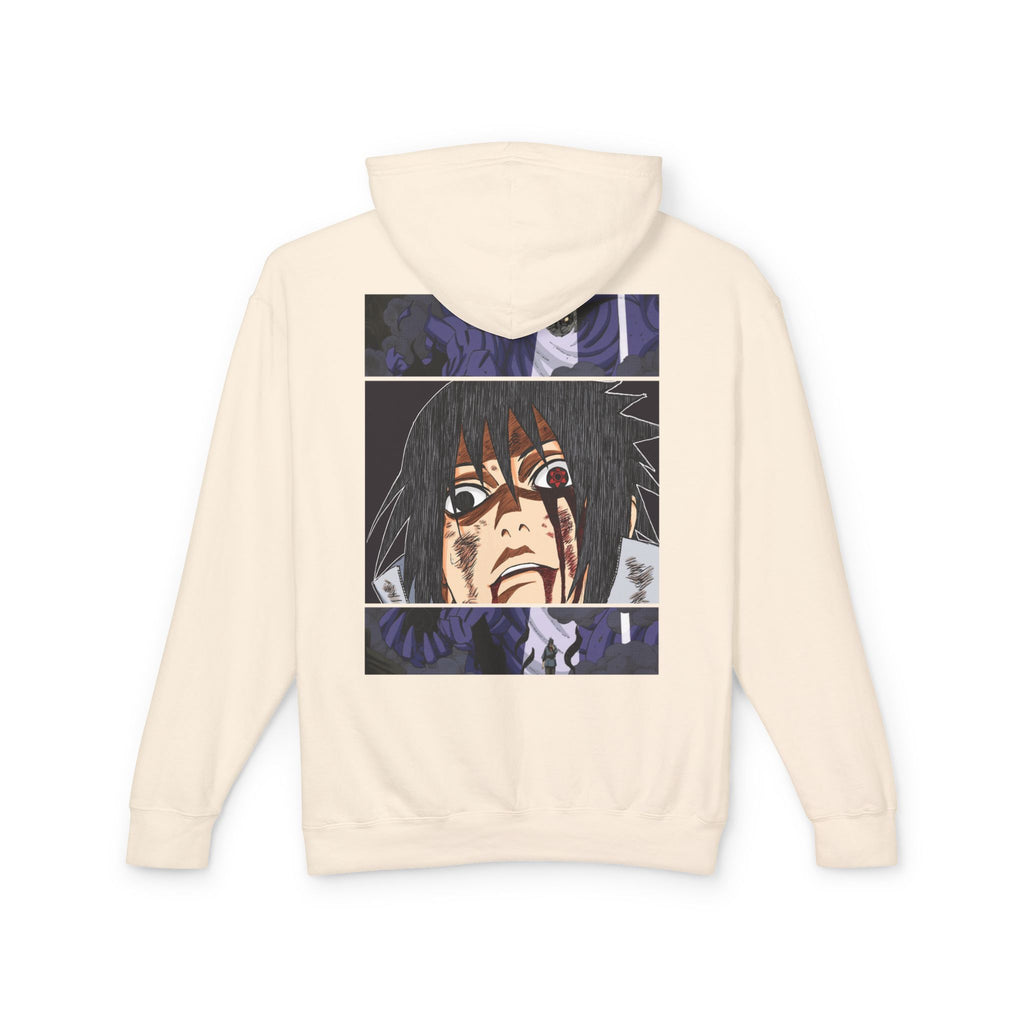 Sasuke Uchiha Anime Premium Graphic Hoodie — "See Darkness"