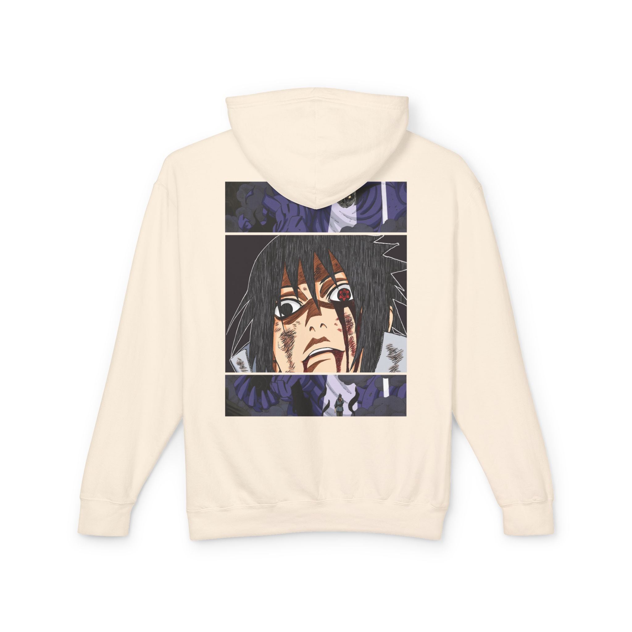 Sasuke Uchiha Anime Premium Graphic Hoodie — "See Darkness"
