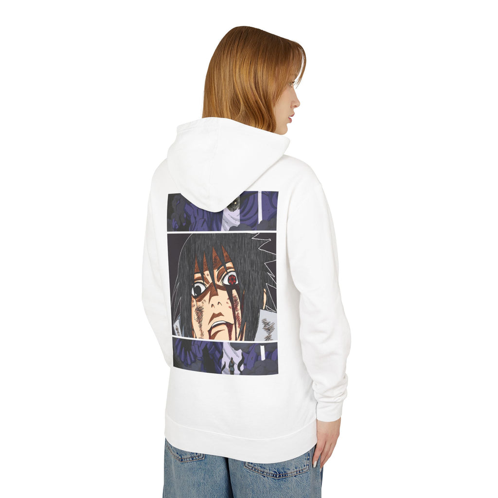 Sasuke Uchiha Anime Premium Graphic Hoodie — "See Darkness"