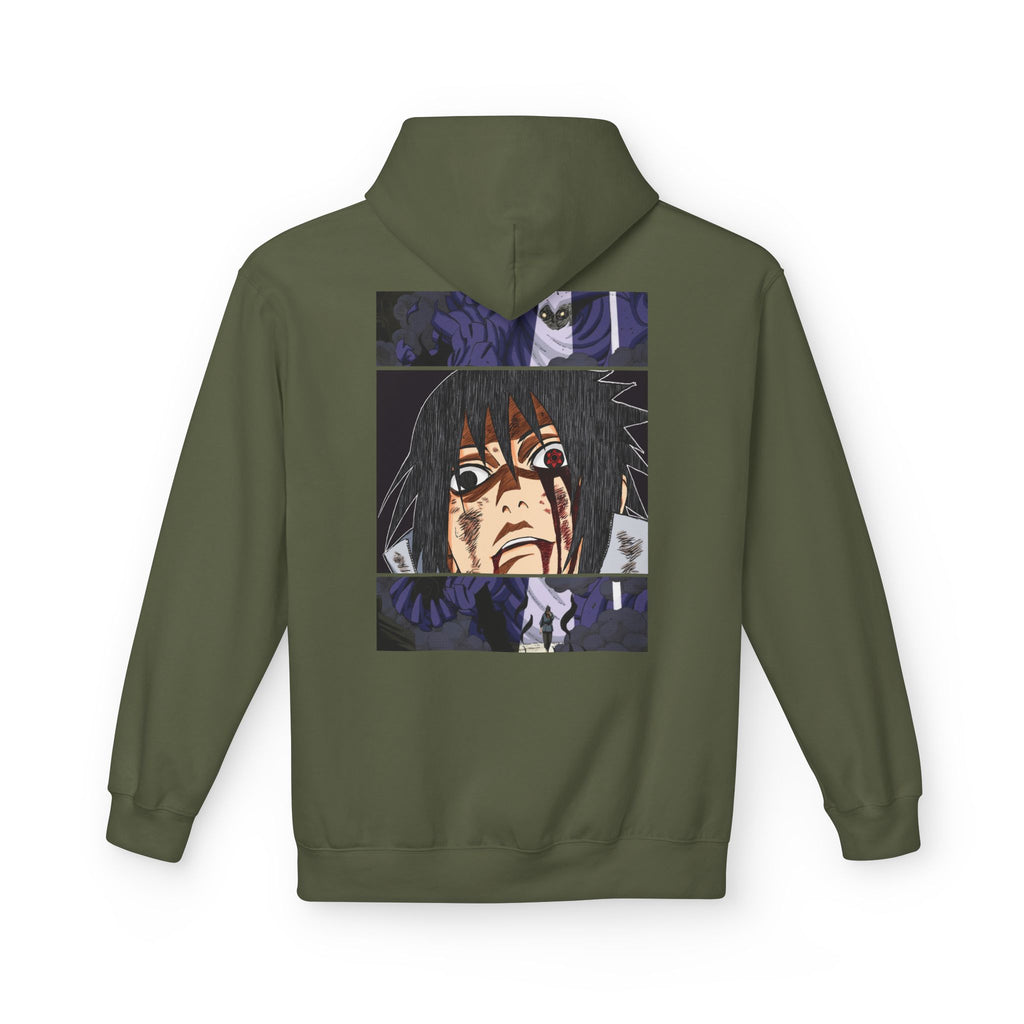Sasuke Uchiha Anime Graphic Hoodie — "See Darkness"