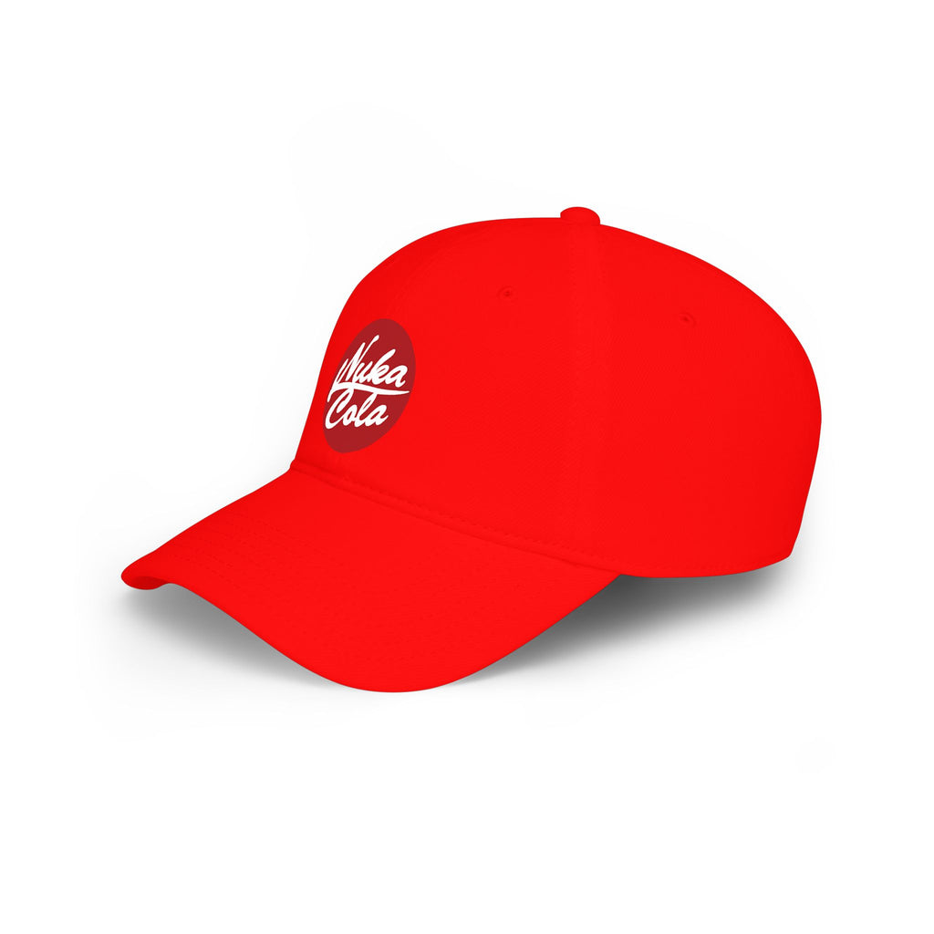 Nuka Cola Red Baseball Cap — Retro 'Nuka Cola' Logo Snapback