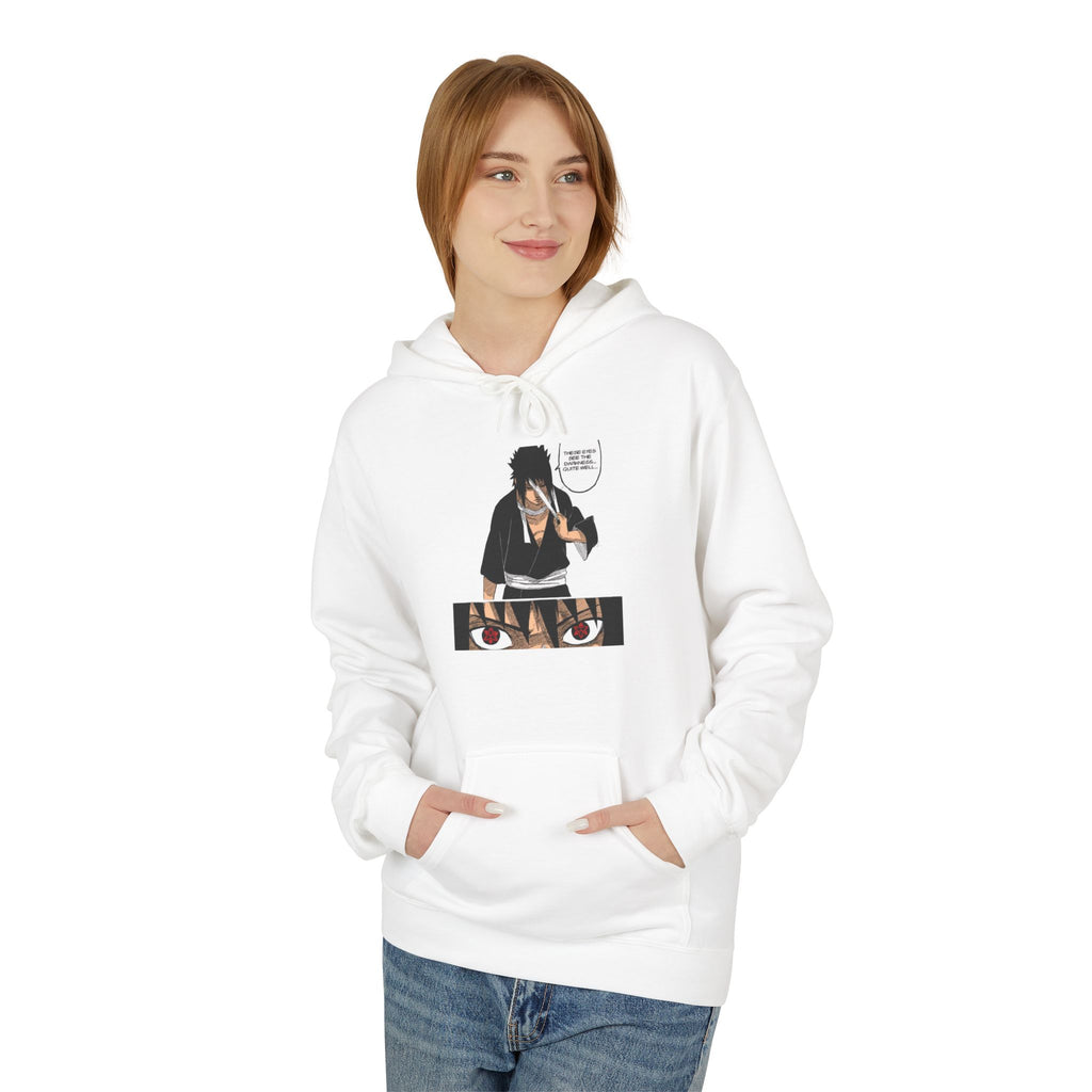Sasuke Uchiha Anime Graphic Hoodie — "See Darkness"
