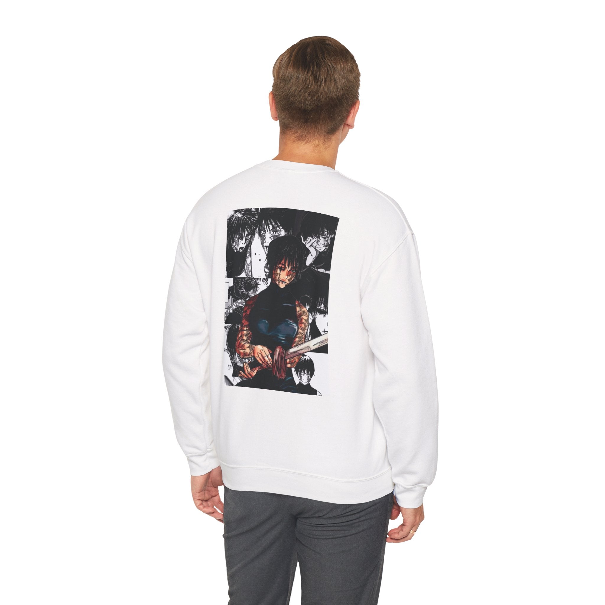 Jujutsu Kaisen Maki Graphic Crewneck Sweatshirt | Anime Manga Back Print