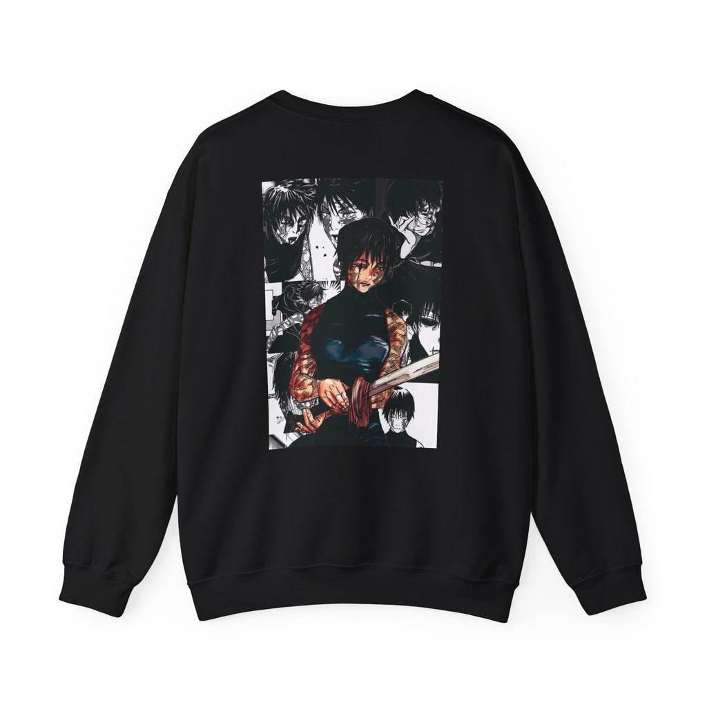 Jujutsu Kaisen Maki Graphic Crewneck Sweatshirt | Anime Manga Back Print