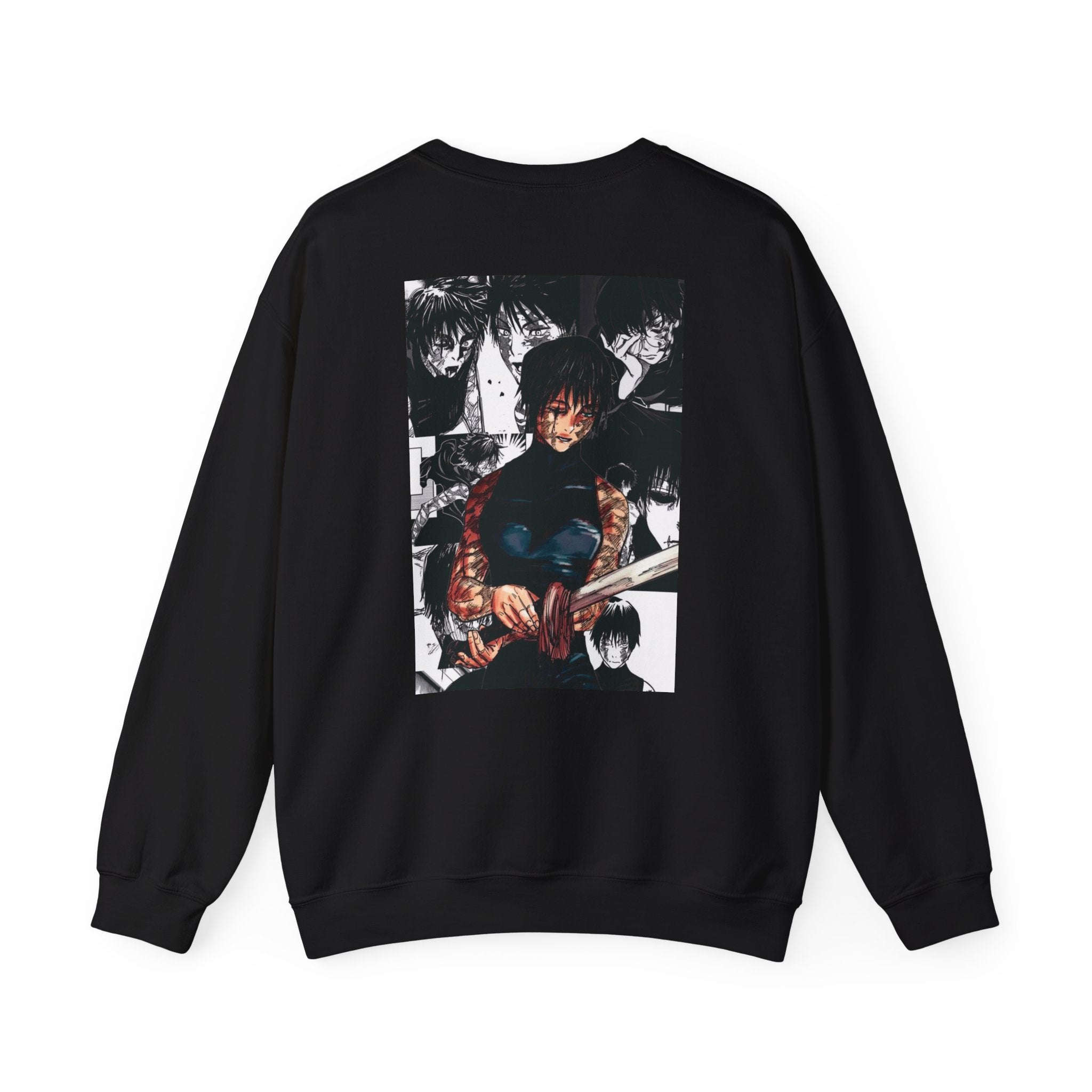 Jujutsu Kaisen Maki Graphic Crewneck Sweatshirt | Anime Manga Back Print
