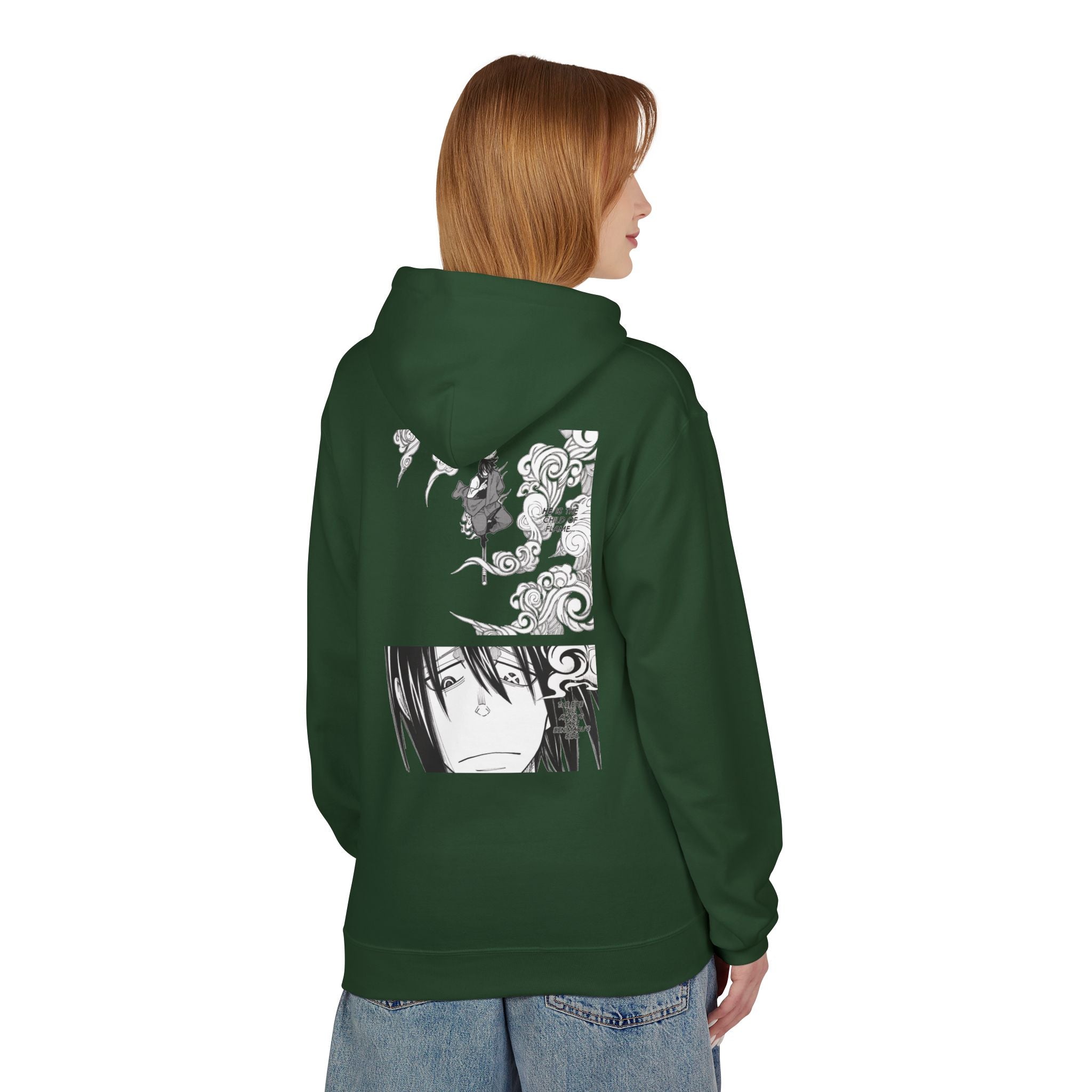 Benimaru 'Destroyer God' Manga Midweight Softstyle Fleece Hoodie