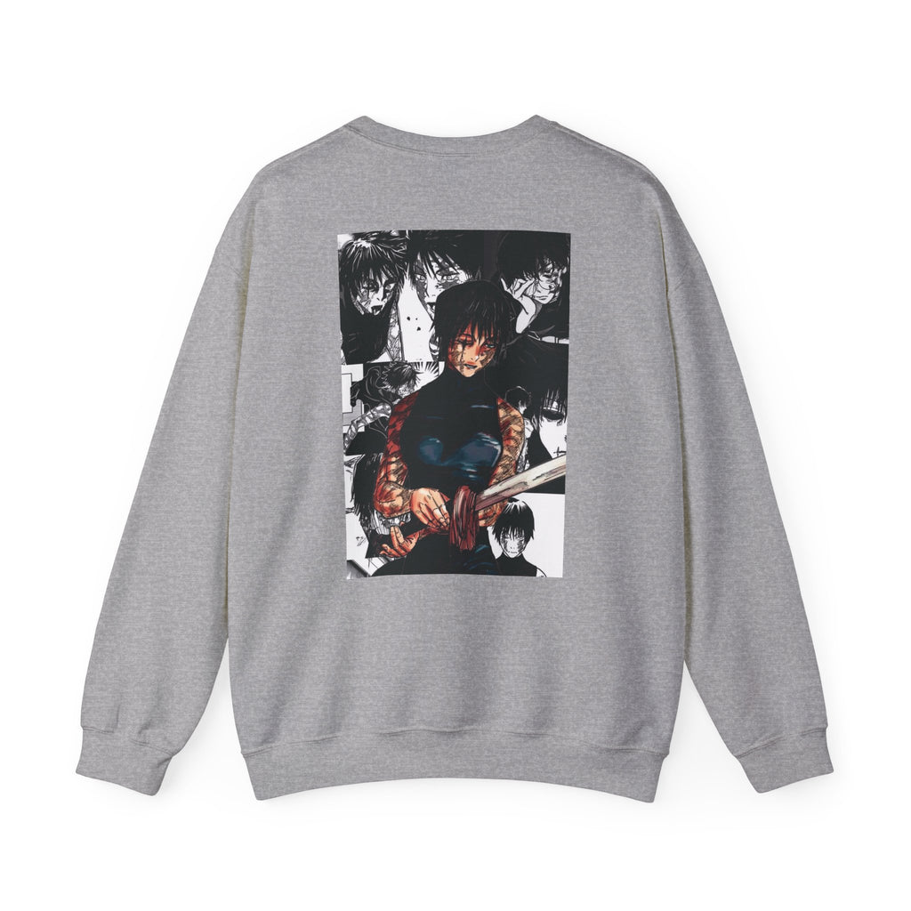 Jujutsu Kaisen Maki Graphic Crewneck Sweatshirt | Anime Manga Back Print