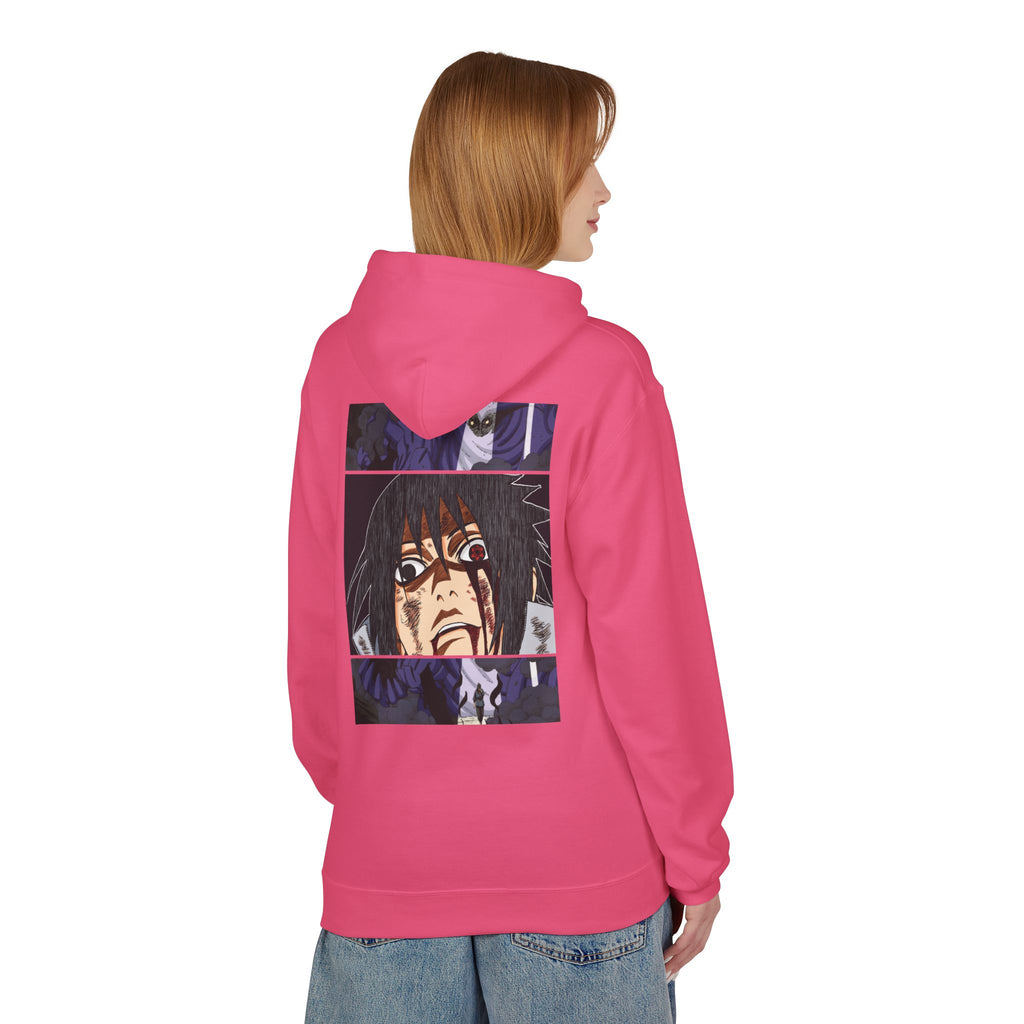 Sasuke Uchiha Anime Graphic Hoodie — "See Darkness"