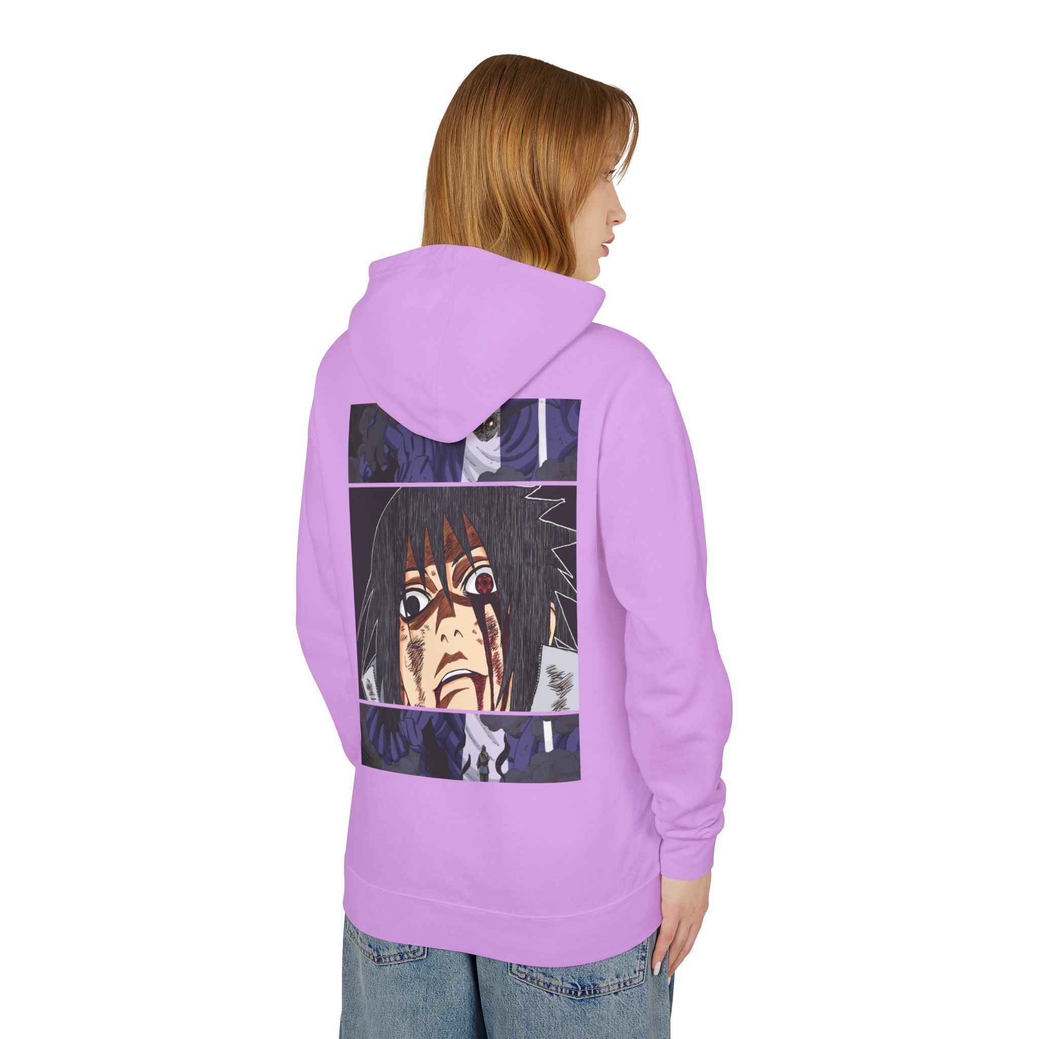 Sasuke Uchiha Anime Premium Graphic Hoodie — "See Darkness"