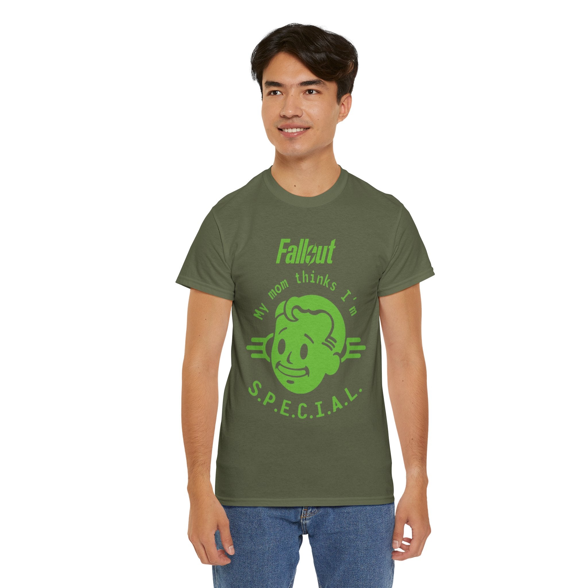 Fallout Inspired "My Mom Thinks I'm S.P.E.C.I.A.L." Graphic T-Shirt