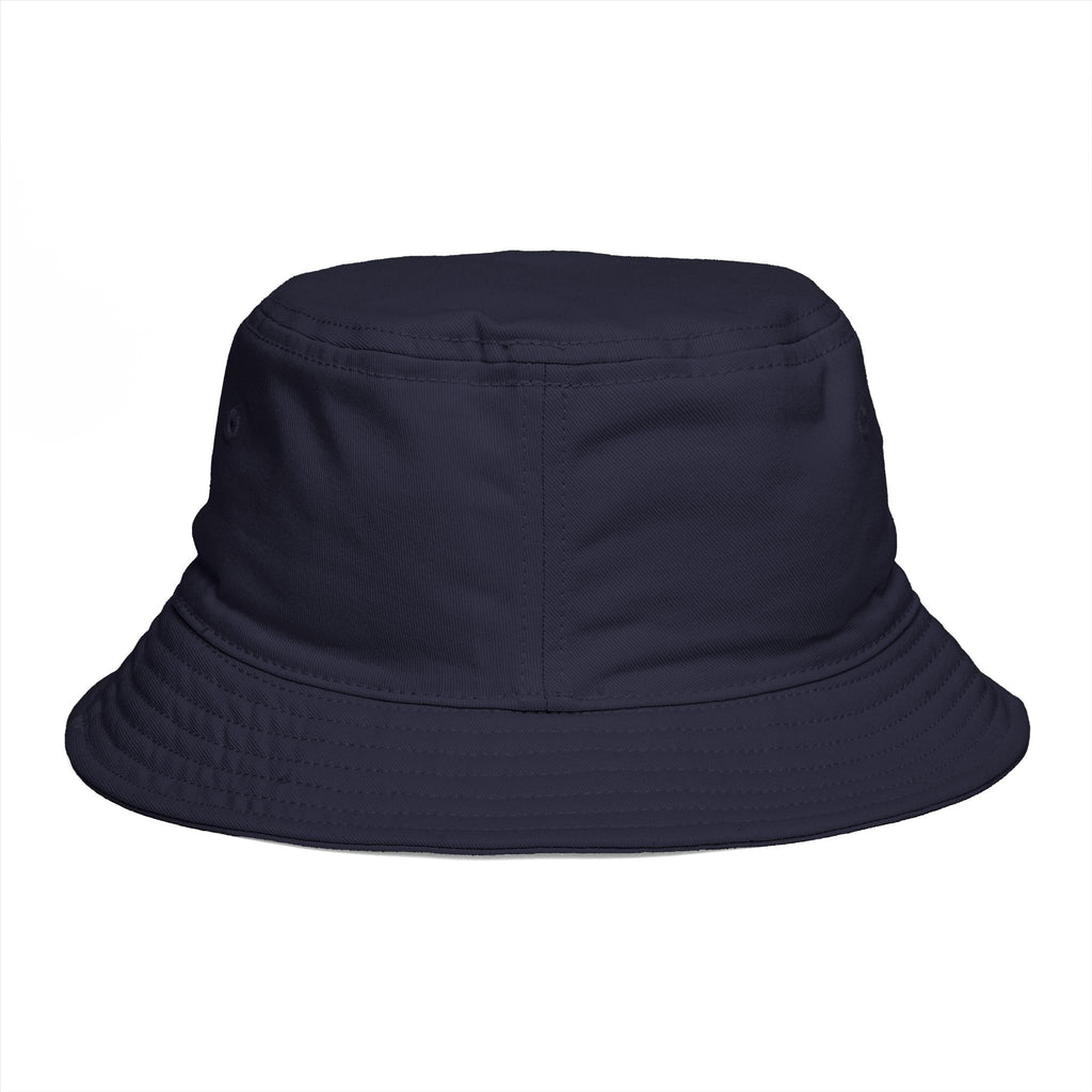 Astronaut Prayer Bucket Hat — Retro Space Graphic Hat for Streetwear