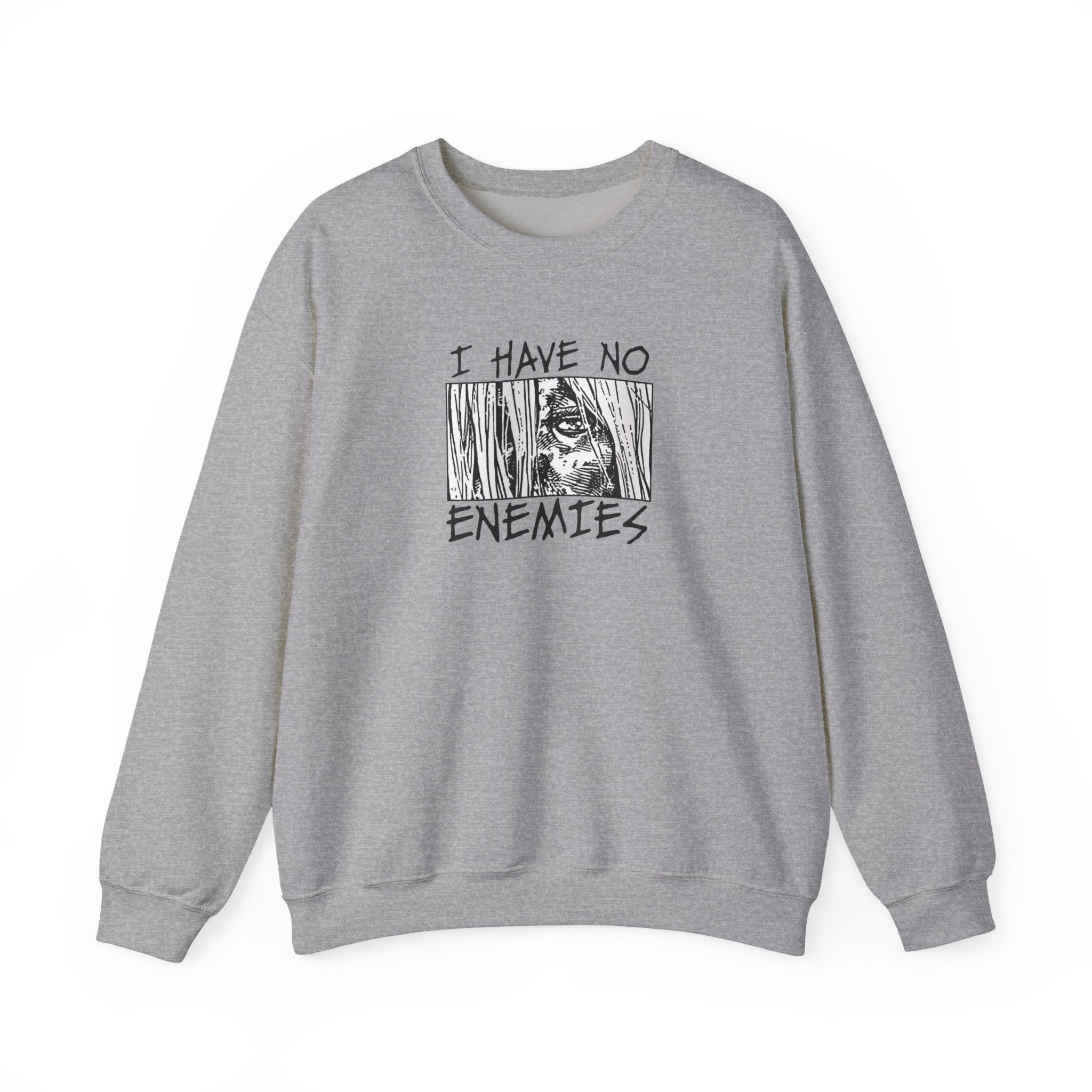 Vinland Saga Crewneck Sweatshirt — "I Have No Enemies" Graphic