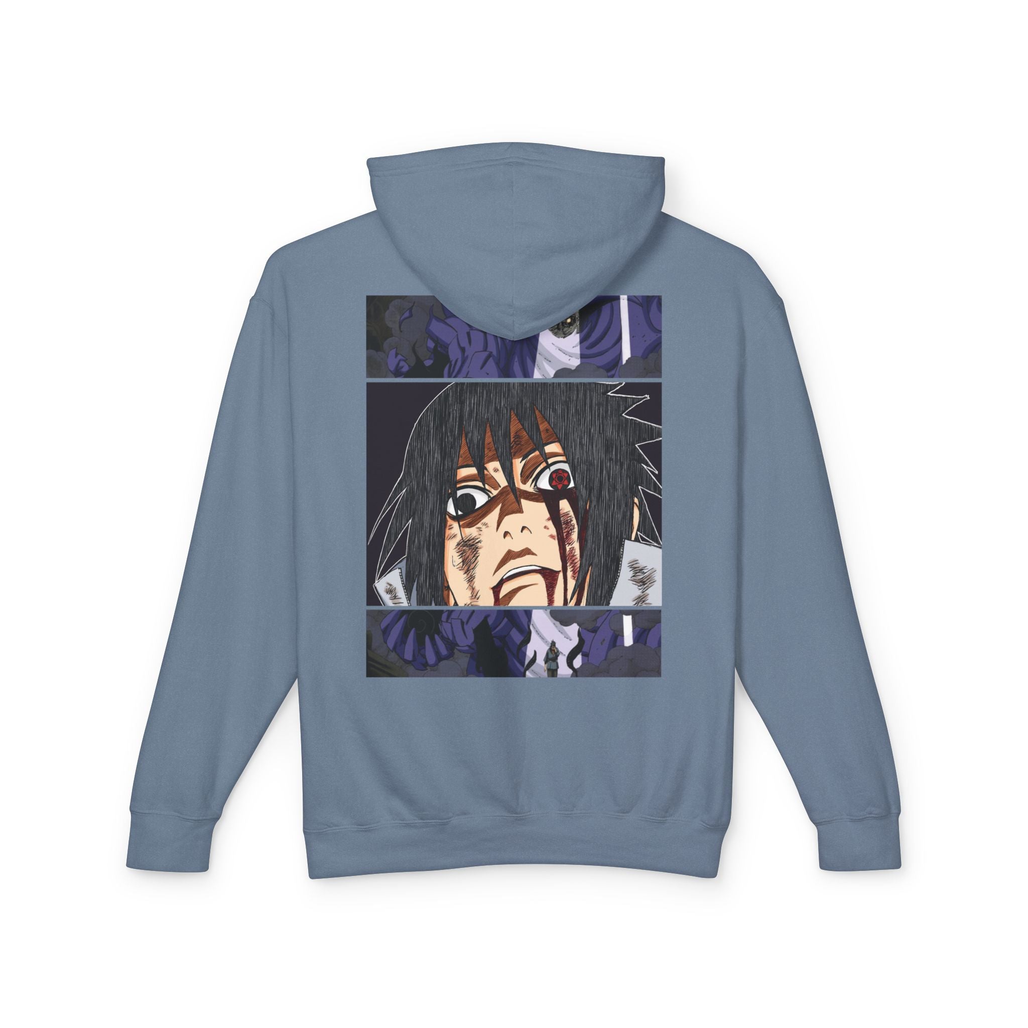 Sasuke Uchiha Anime Premium Graphic Hoodie — "See Darkness"