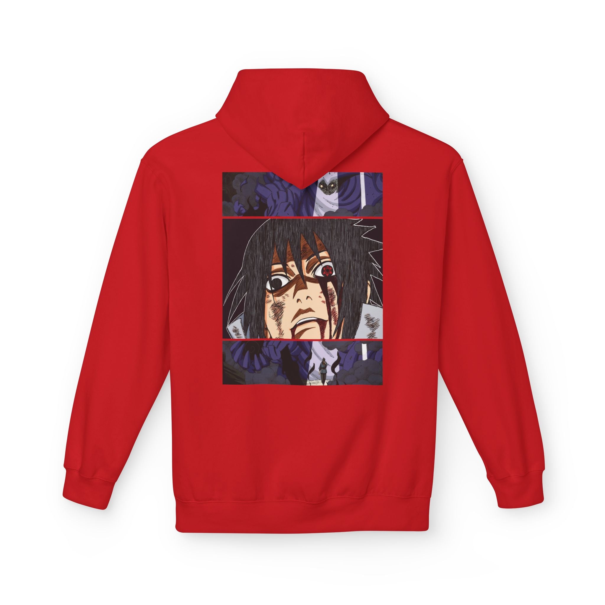 Sasuke Uchiha Anime Graphic Hoodie — "See Darkness"