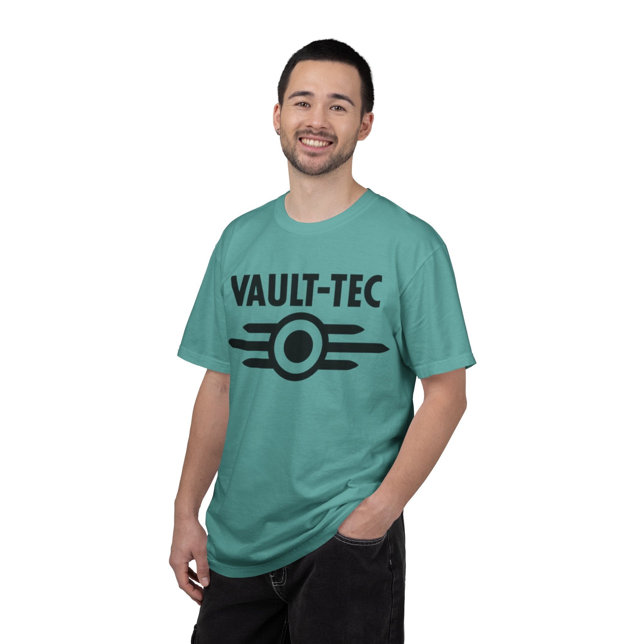 Vault-Tec Logo — Retro Gaming T-Shirt