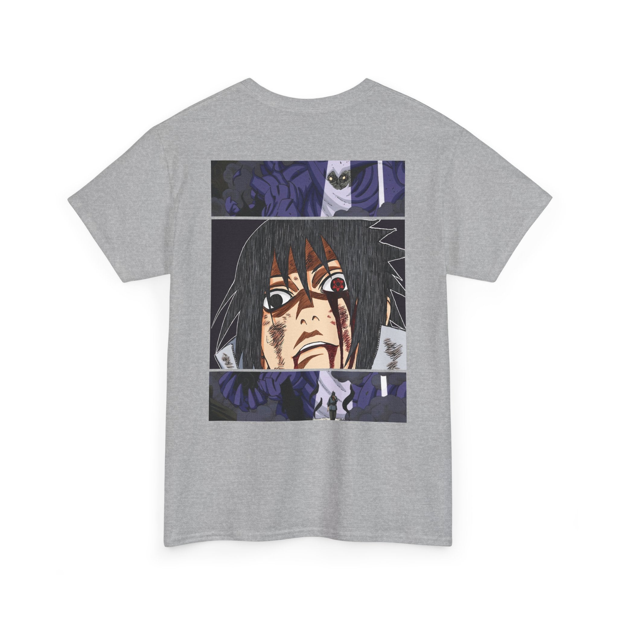 Anime Sasuke Uchiha Manga Panel Tee — "See Darkness" Graphic T-Shirt