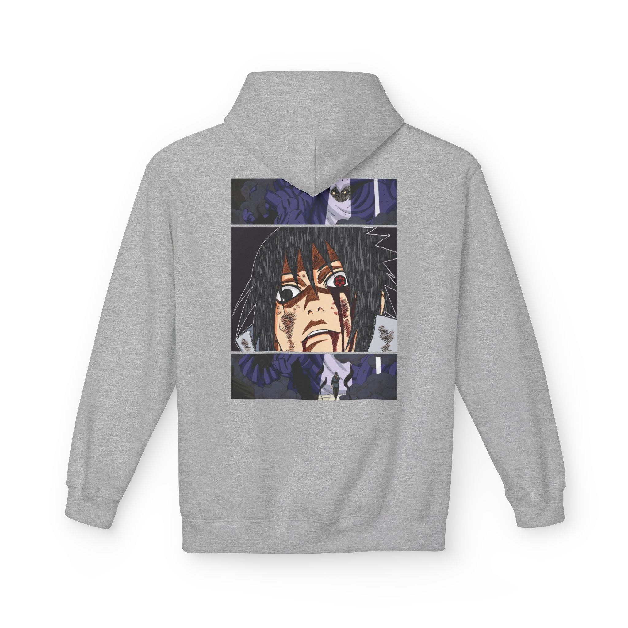 Sasuke Uchiha Anime Graphic Hoodie — "See Darkness"