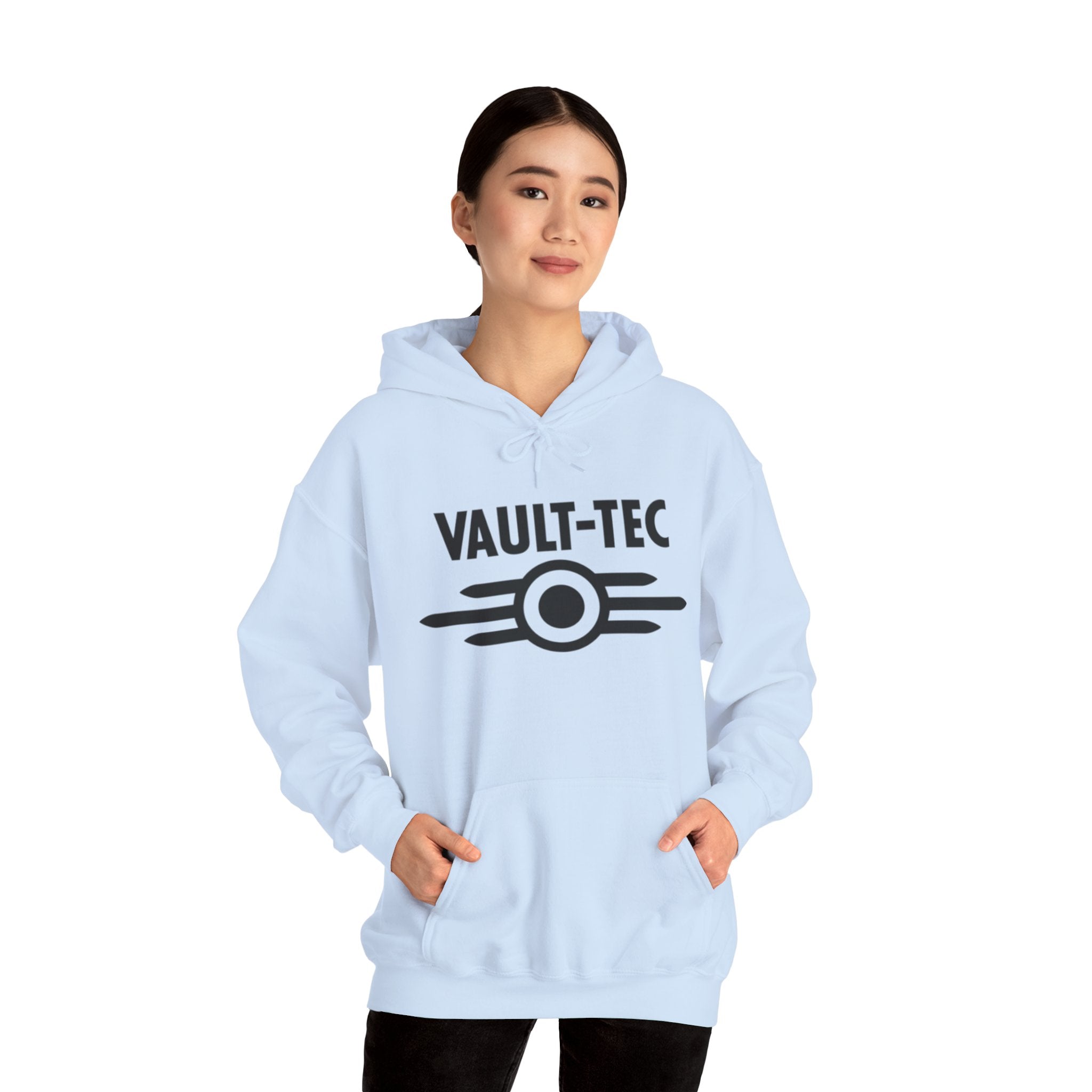 Vault-Tec Logo Hoodie — Retro Gaming Sweatshirt