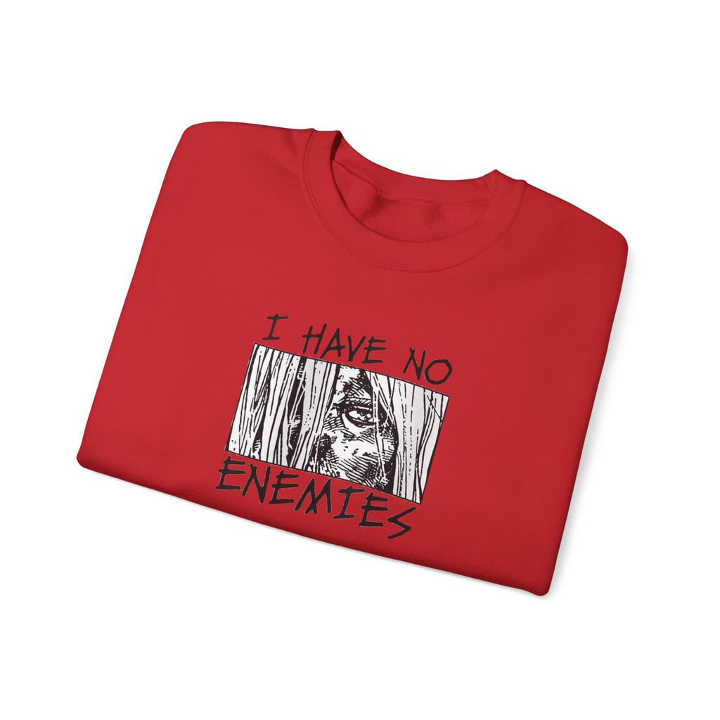 Vinland Saga Crewneck Sweatshirt — "I Have No Enemies" Graphic