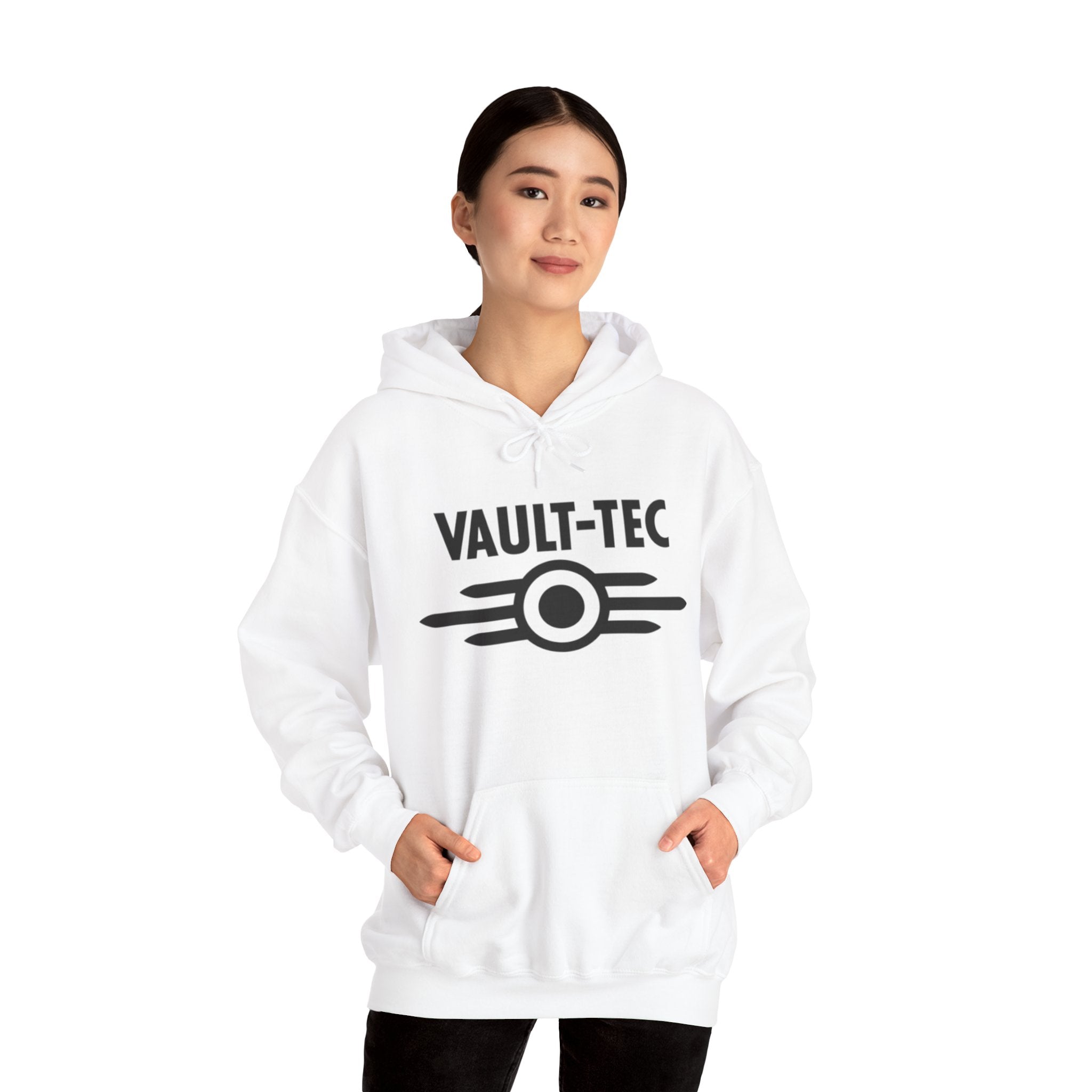 Vault-Tec Logo Hoodie — Retro Gaming Sweatshirt