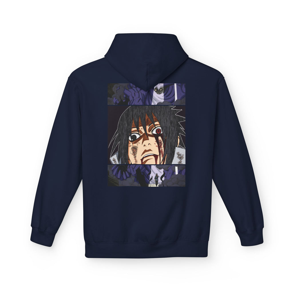 Sasuke Uchiha Anime Graphic Hoodie — "See Darkness"