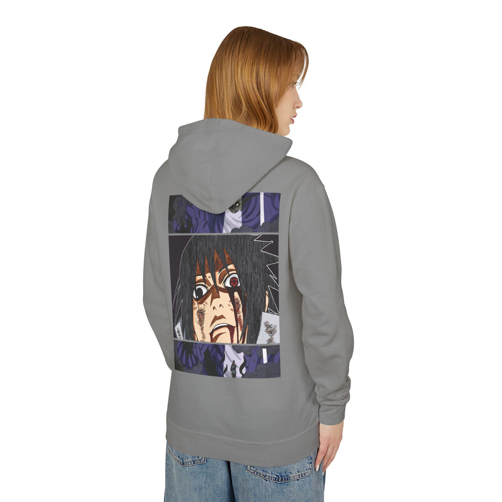 Sasuke Uchiha Anime Premium Graphic Hoodie — "See Darkness"