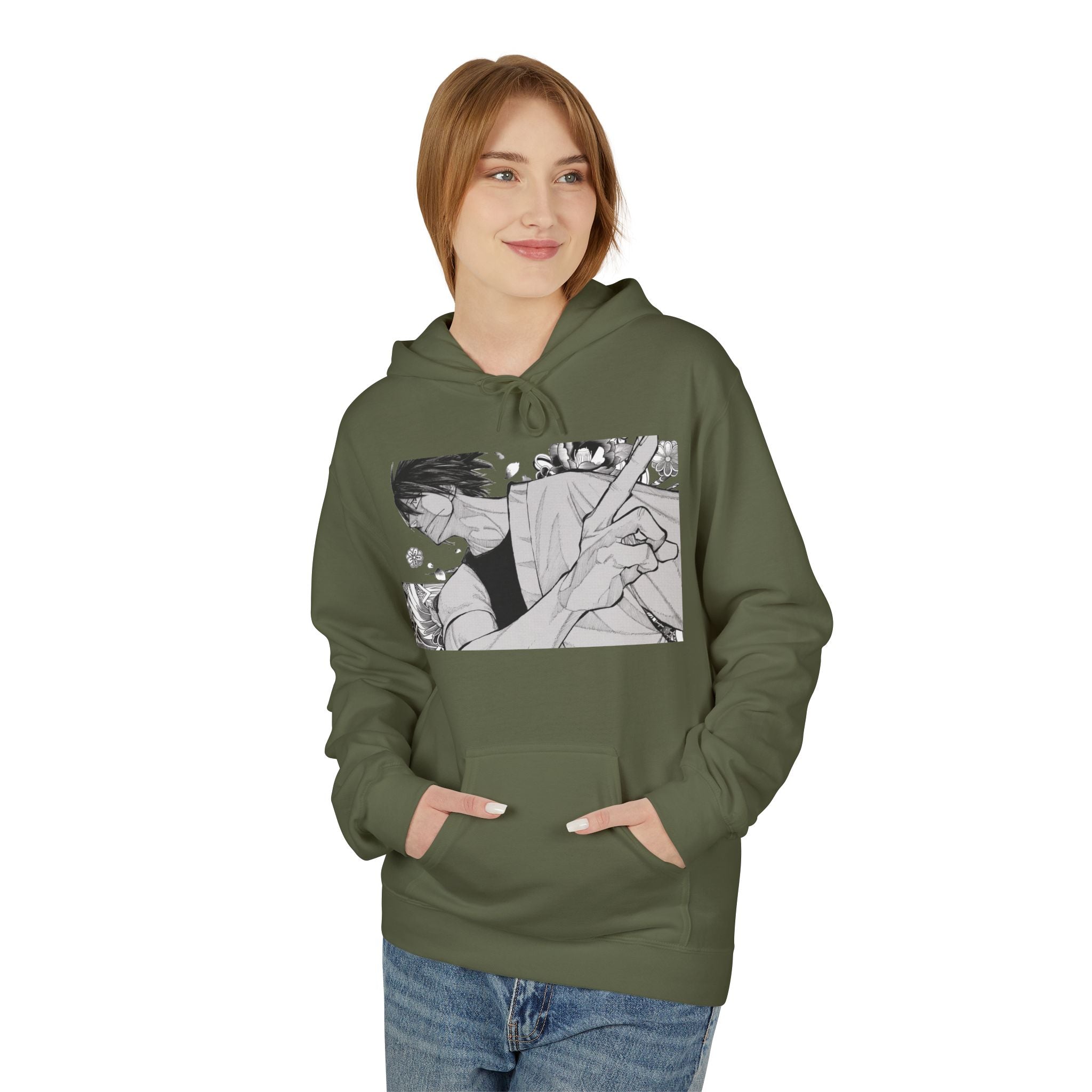 Benimaru 'Destroyer God' Manga Midweight Softstyle Fleece Hoodie