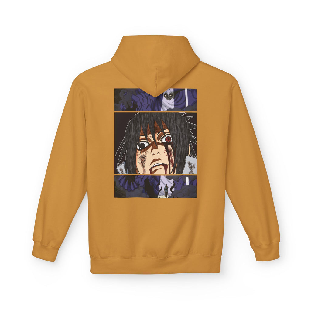 Sasuke Uchiha Anime Graphic Hoodie — "See Darkness"