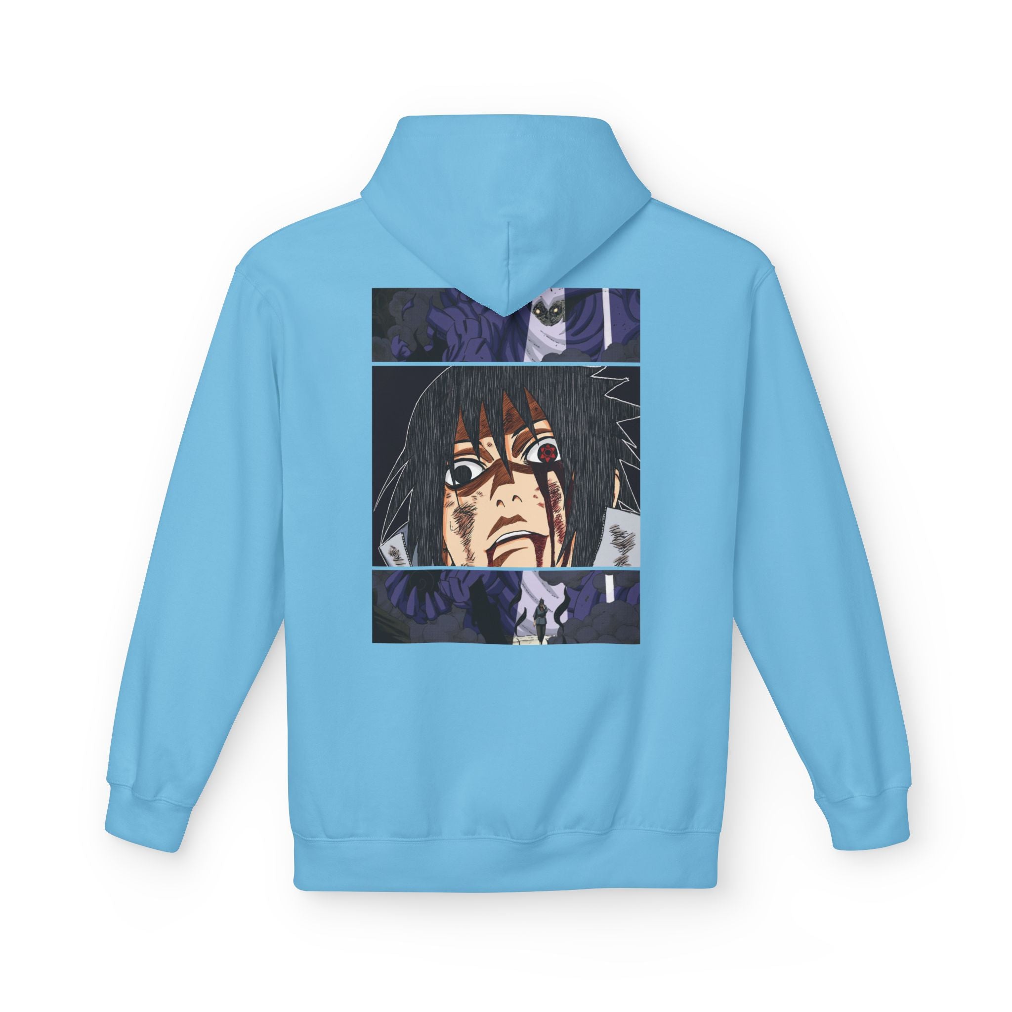 Sasuke Uchiha Anime Graphic Hoodie — "See Darkness"