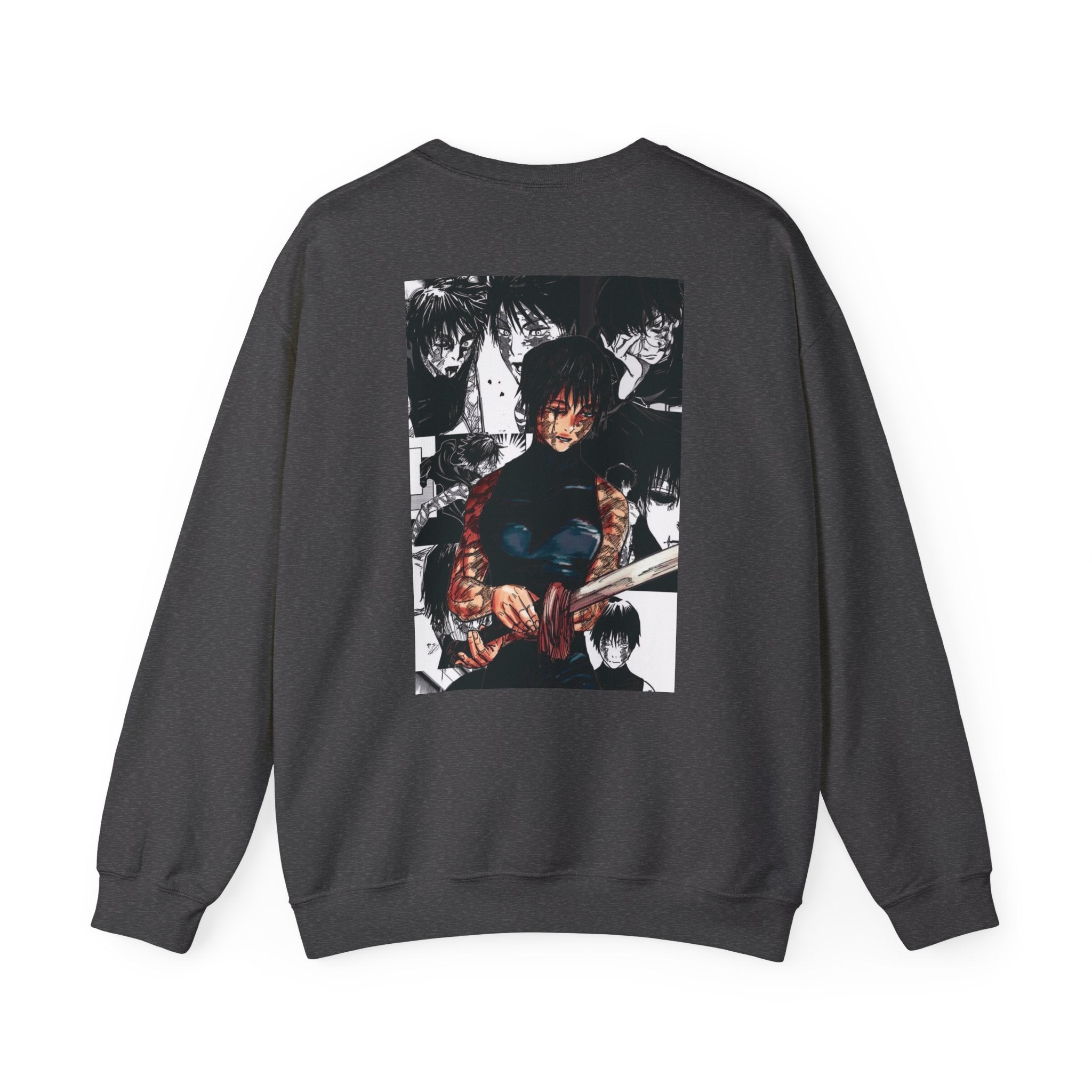 Jujutsu Kaisen Maki Graphic Crewneck Sweatshirt | Anime Manga Back Print