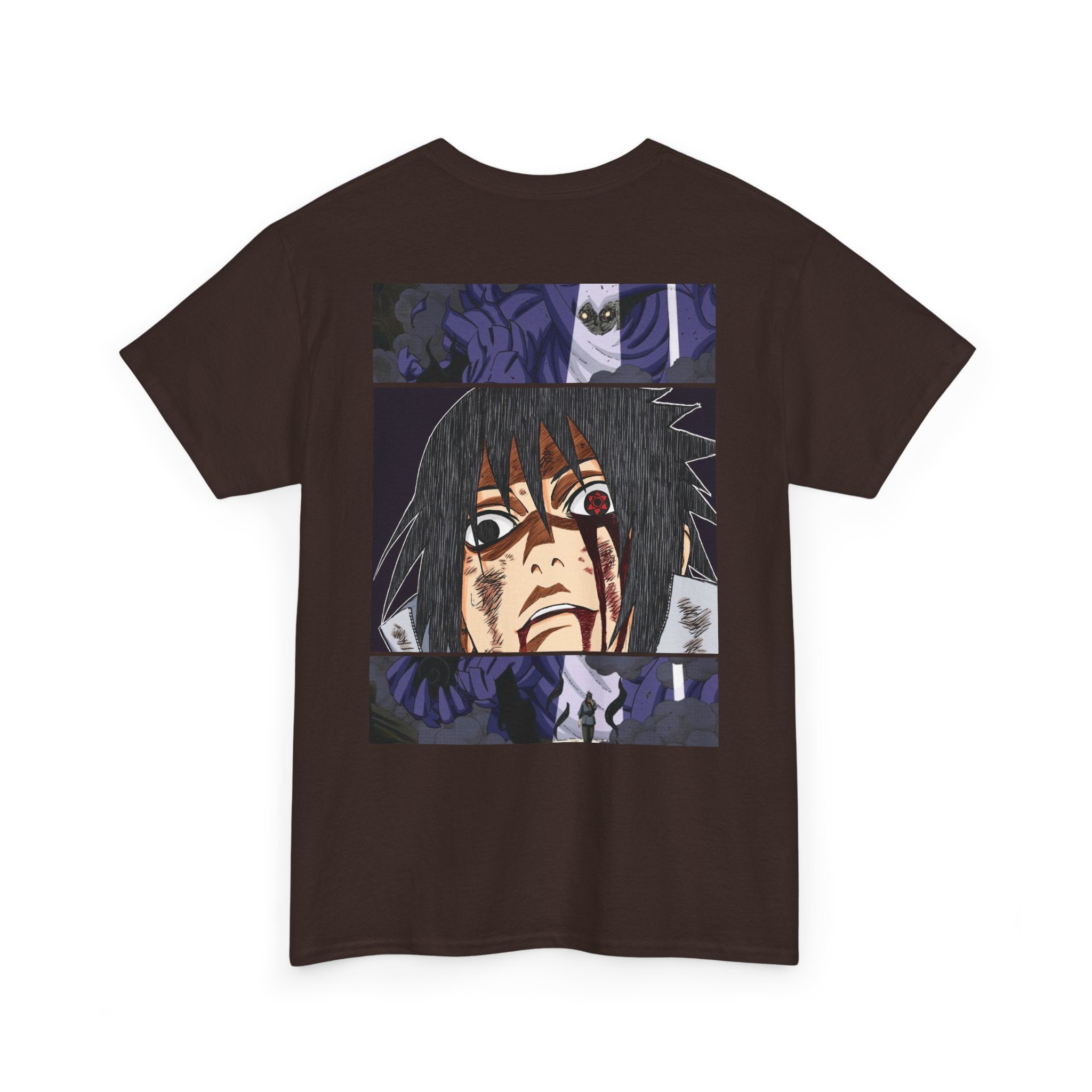 Anime Sasuke Uchiha Manga Panel Tee — "See Darkness" Graphic T-Shirt