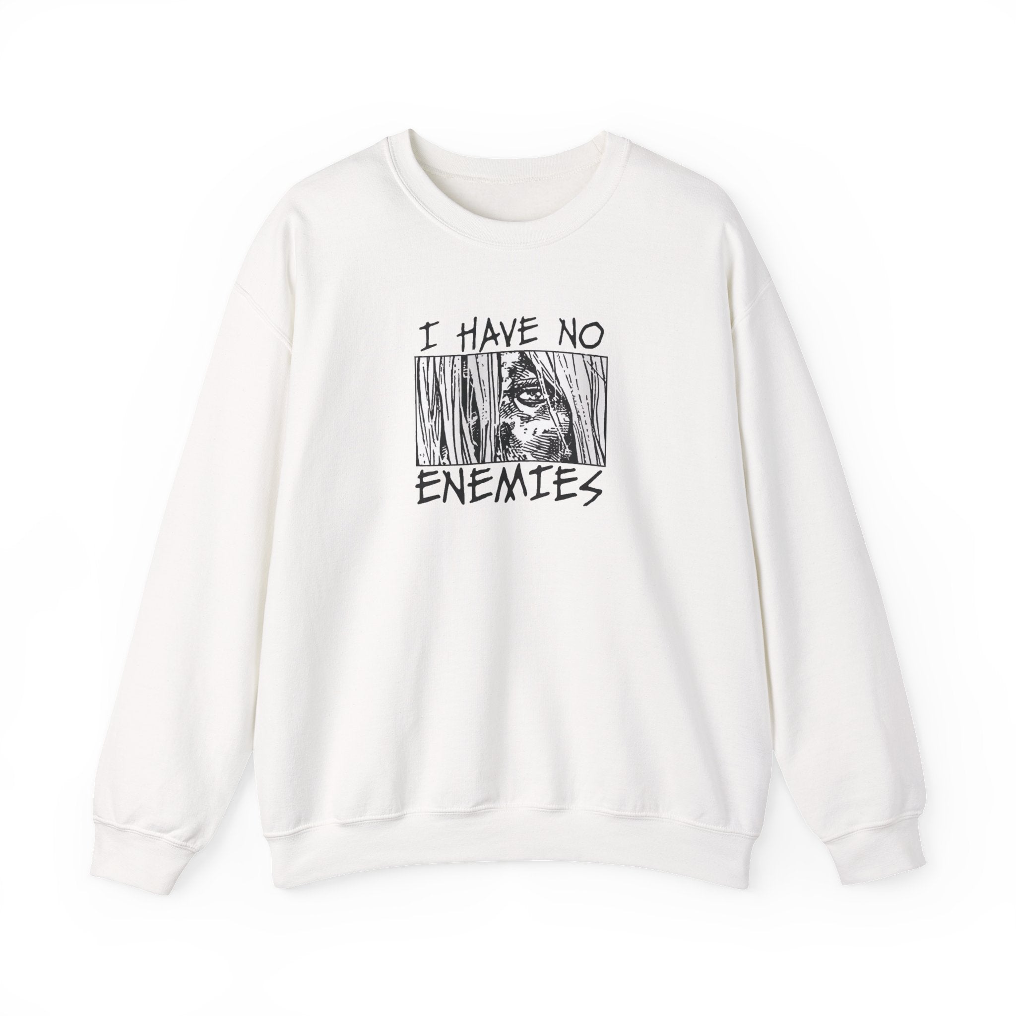Vinland Saga Crewneck Sweatshirt — "I Have No Enemies" Graphic